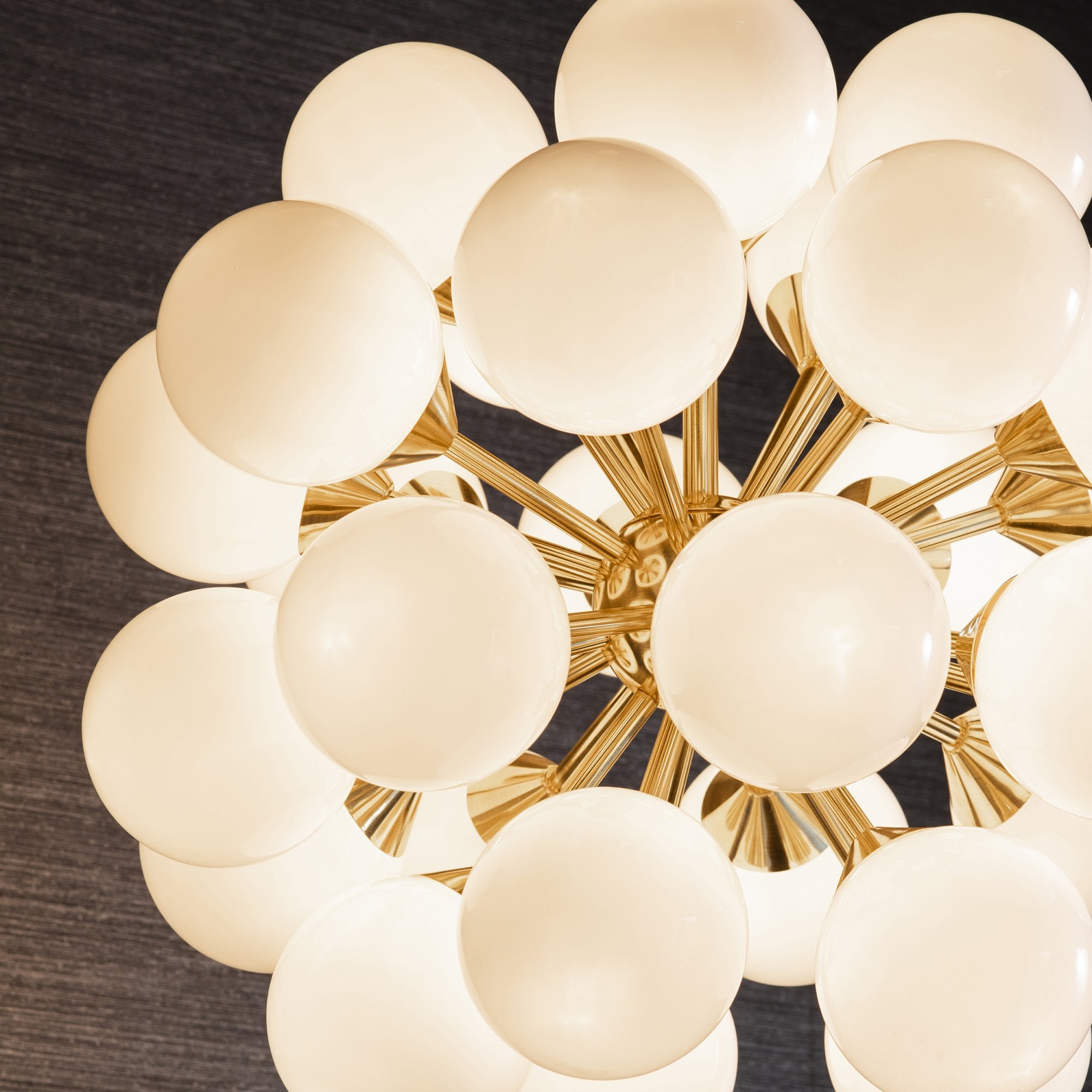 Endon Oscar 28 Light Pendant - Brushed Brass