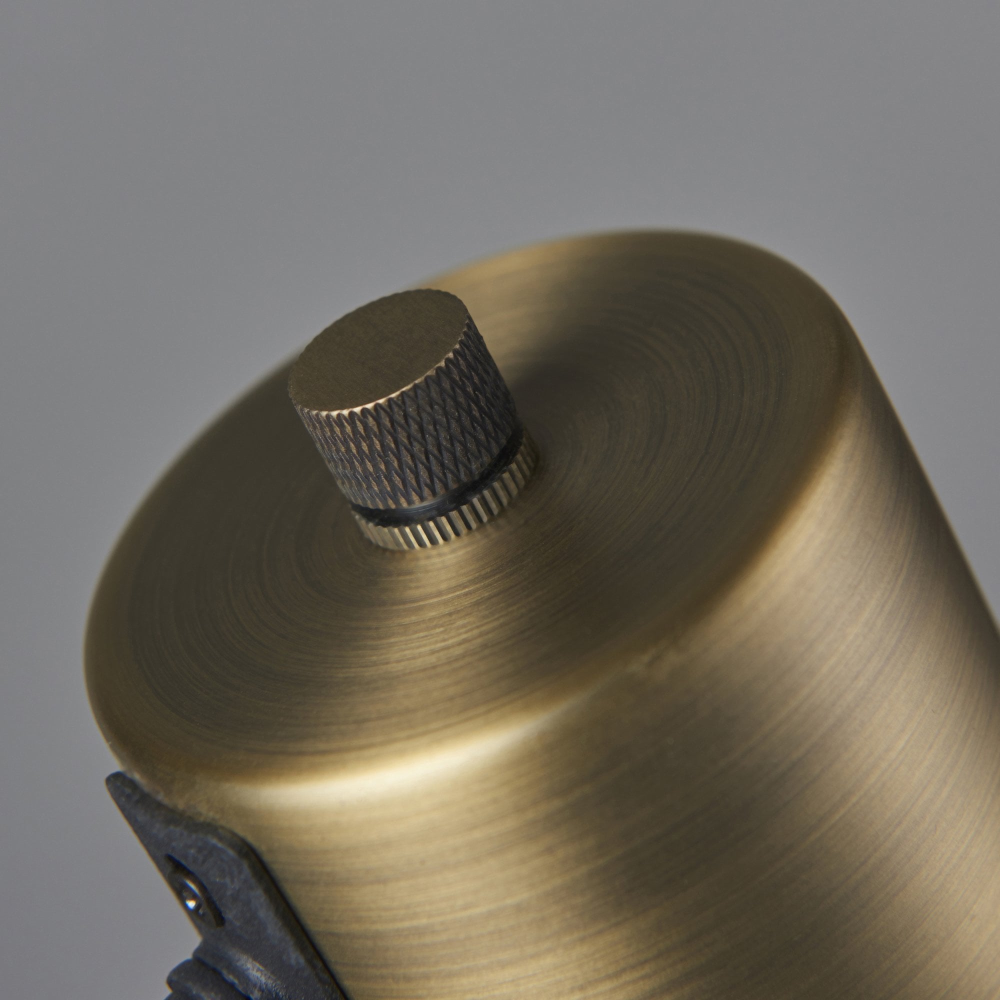 Endon Mayfield Task Single Light Table Lamp - Matt Antique Brass Plate & Matt Black