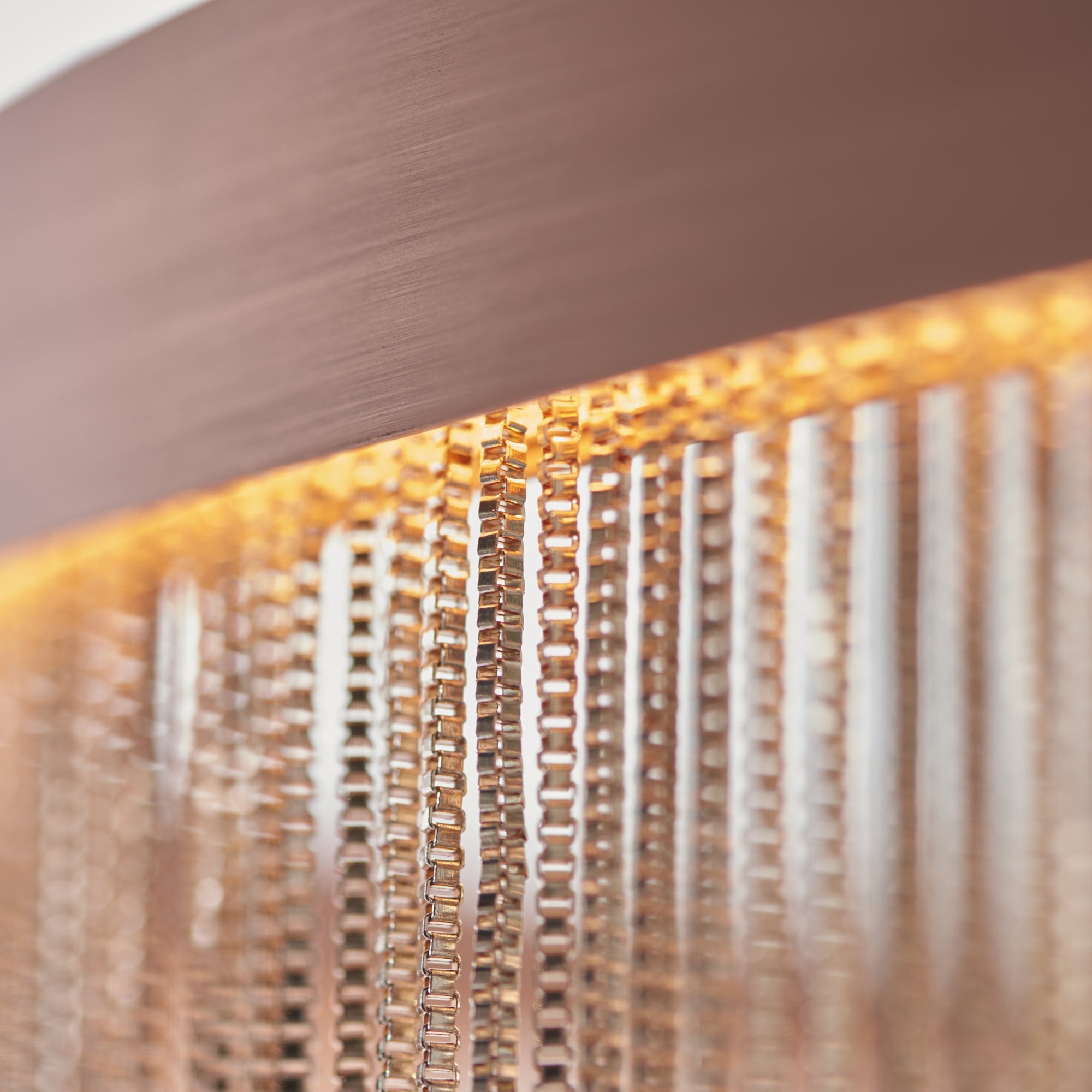 Endon Zelma Single Light Pendant -  Brushed Copper Plate & Copper
