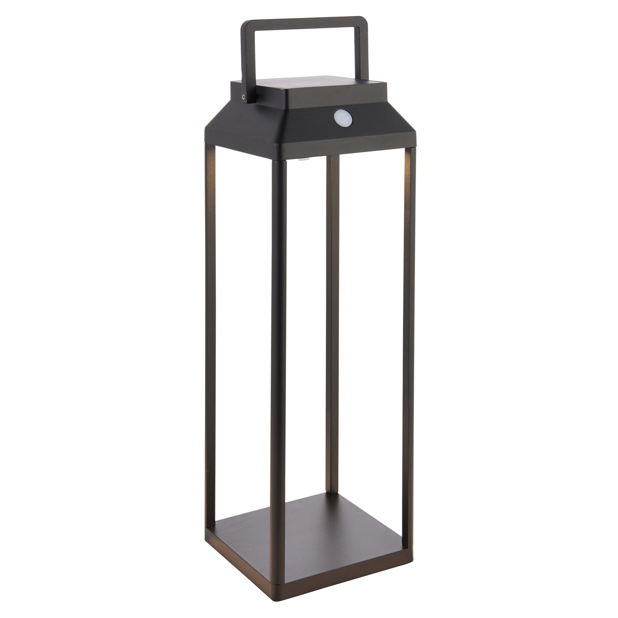 Endon Linterna Large Single Light Table Lamp - Solar - Textured Black