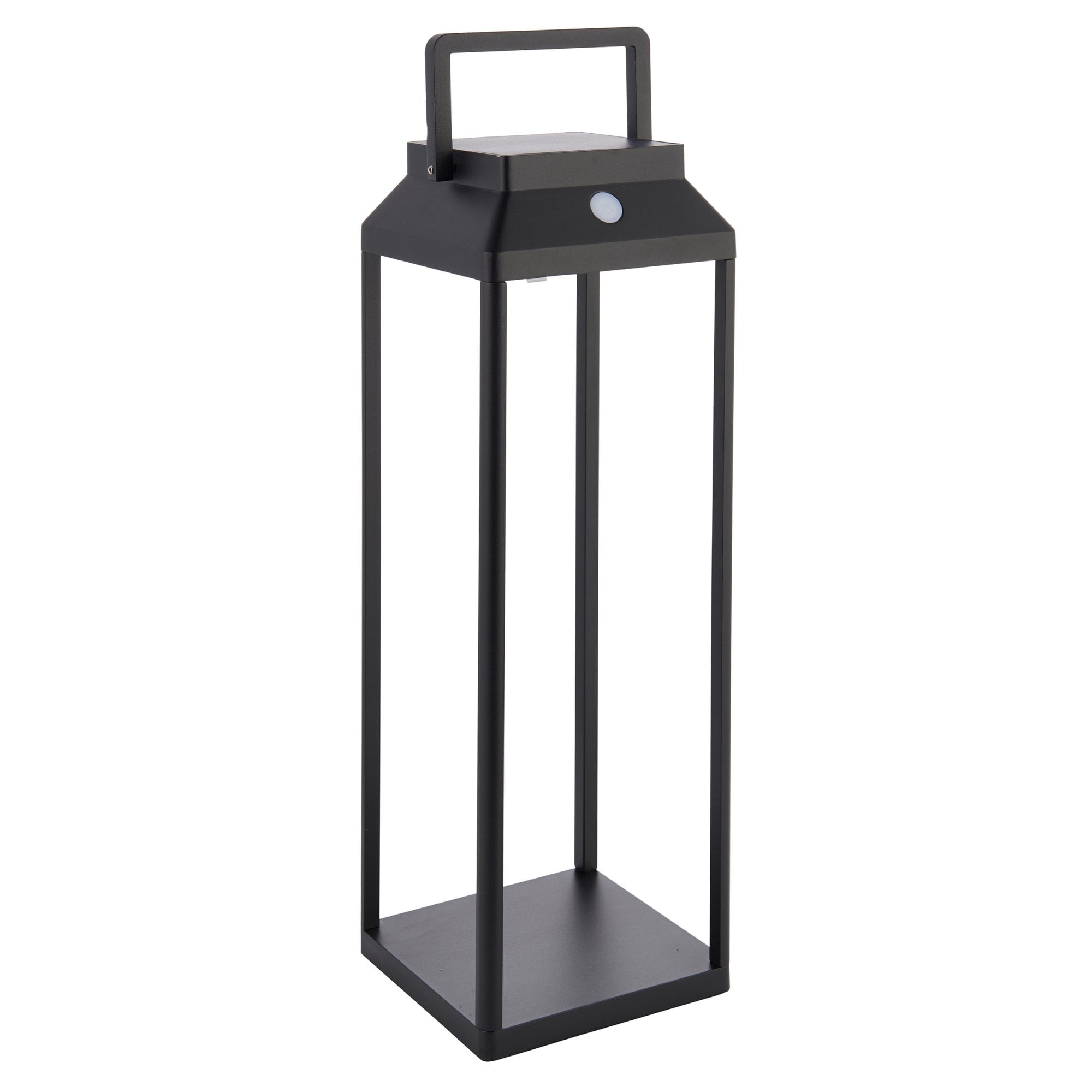 Endon Linterna Large Single Light Table Lamp - Solar - Textured Black