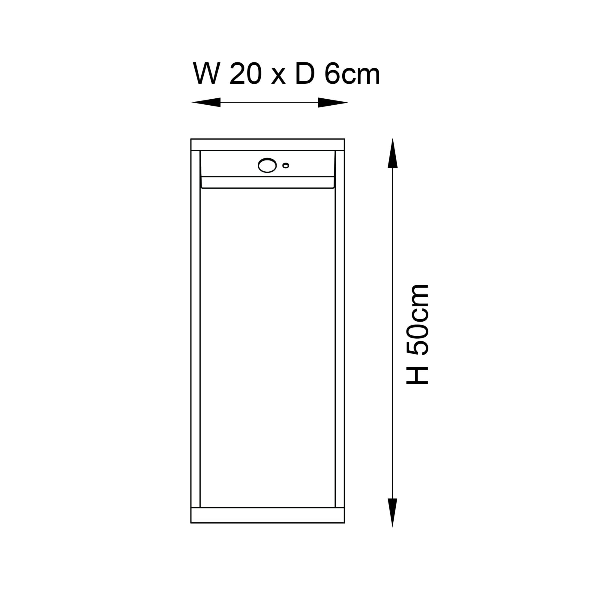 Endon Dannah Single Light Post Light - Photocell And PIR - Solar -  Textured Black & White Pc