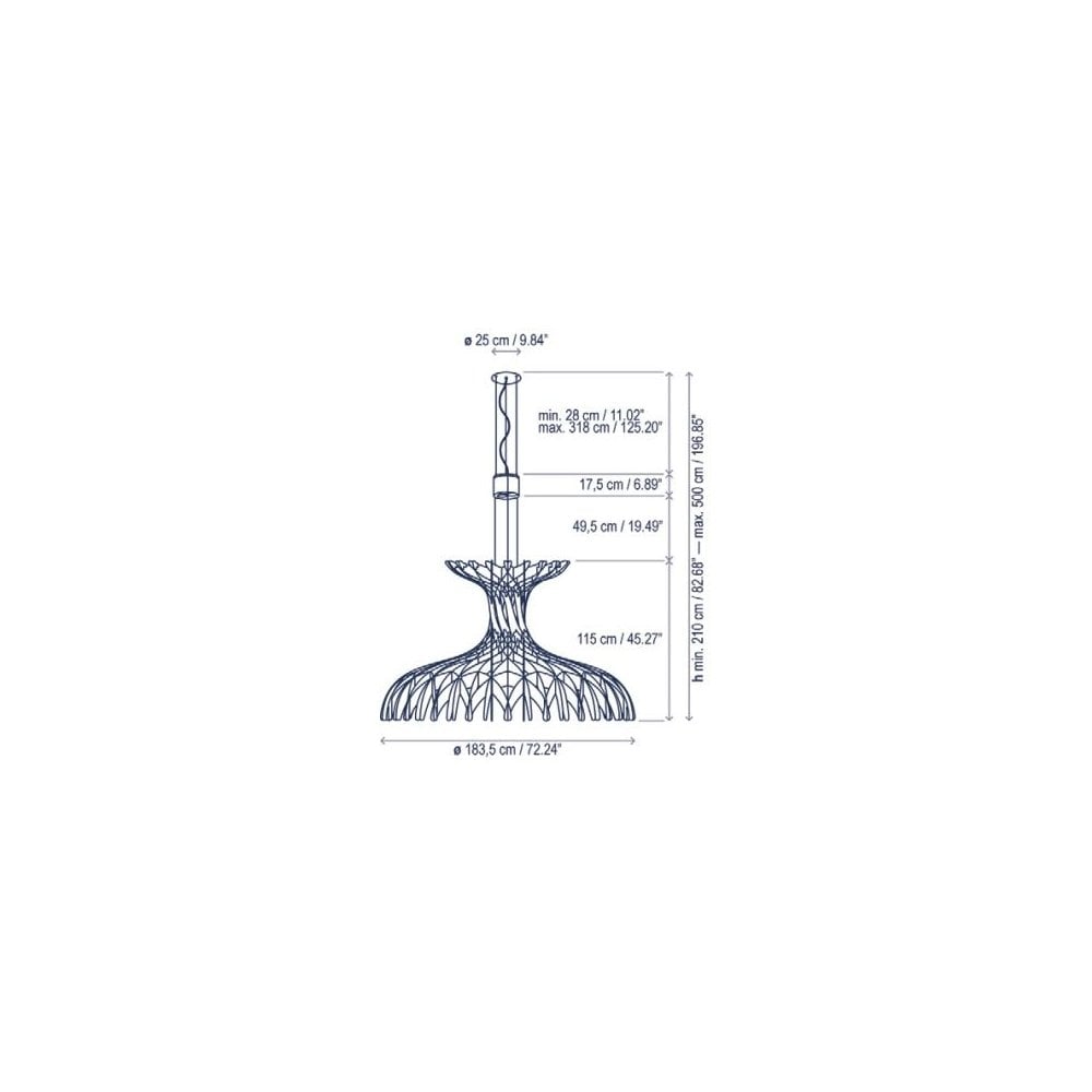 Bover Dome 180 Large Pendant