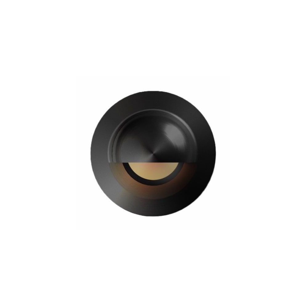 LuxR M1 Step Light Solid Eyelid - Powder Coat - Low Voltage