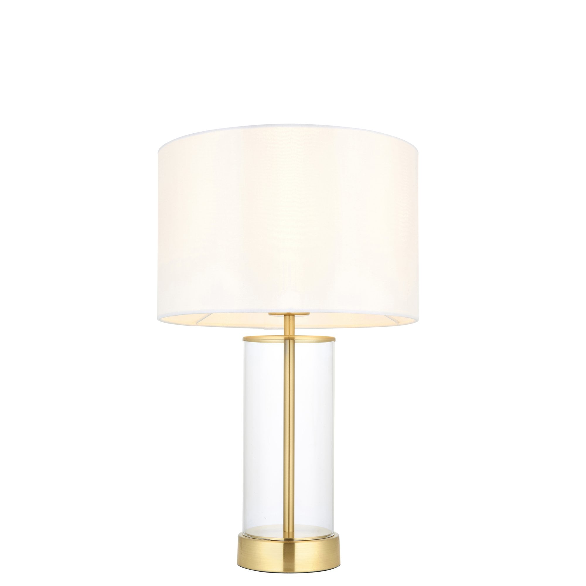 Endon Lessina Small Touch Table Lamp - Vintage White & Gold