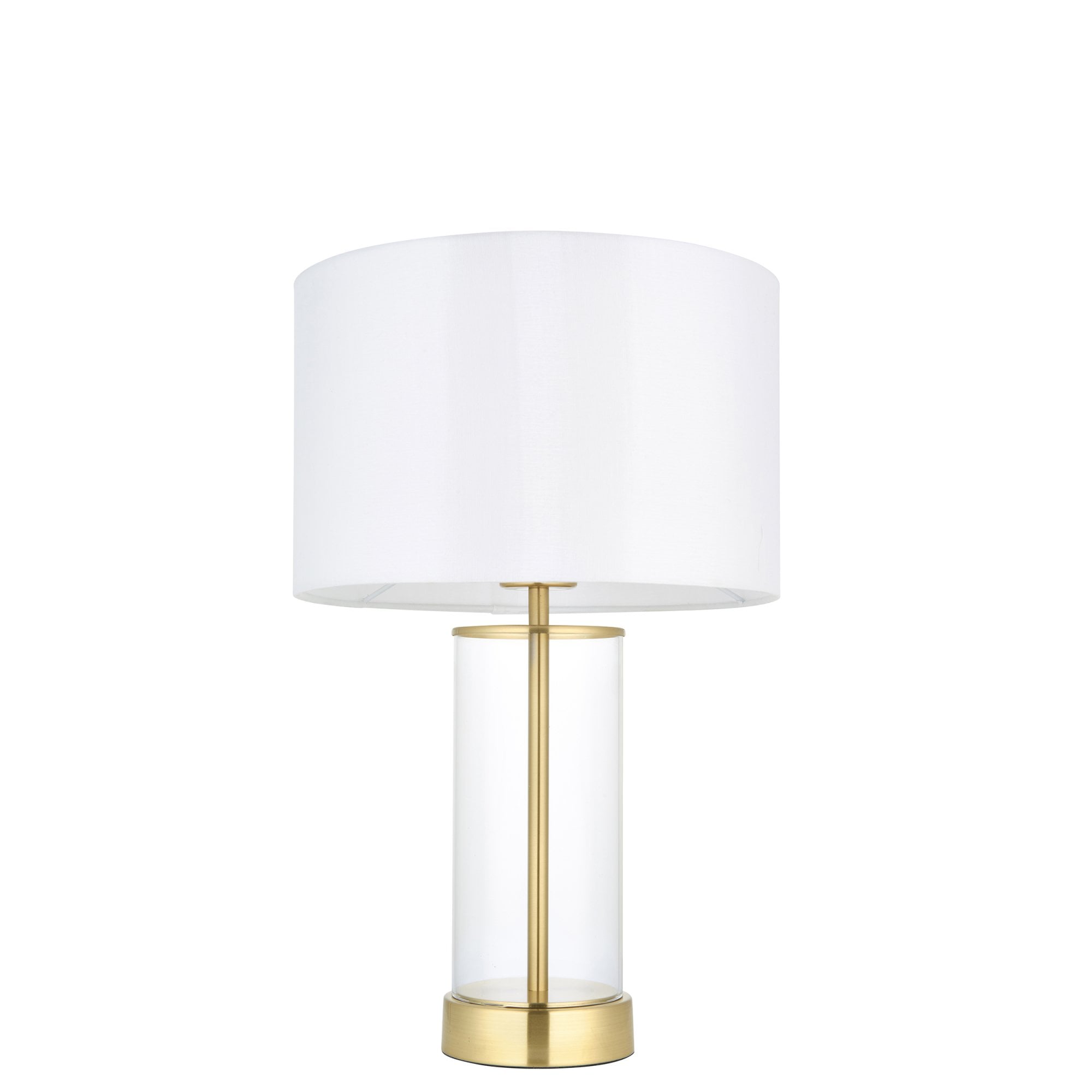 Endon Lessina Small Touch Table Lamp - Vintage White & Gold