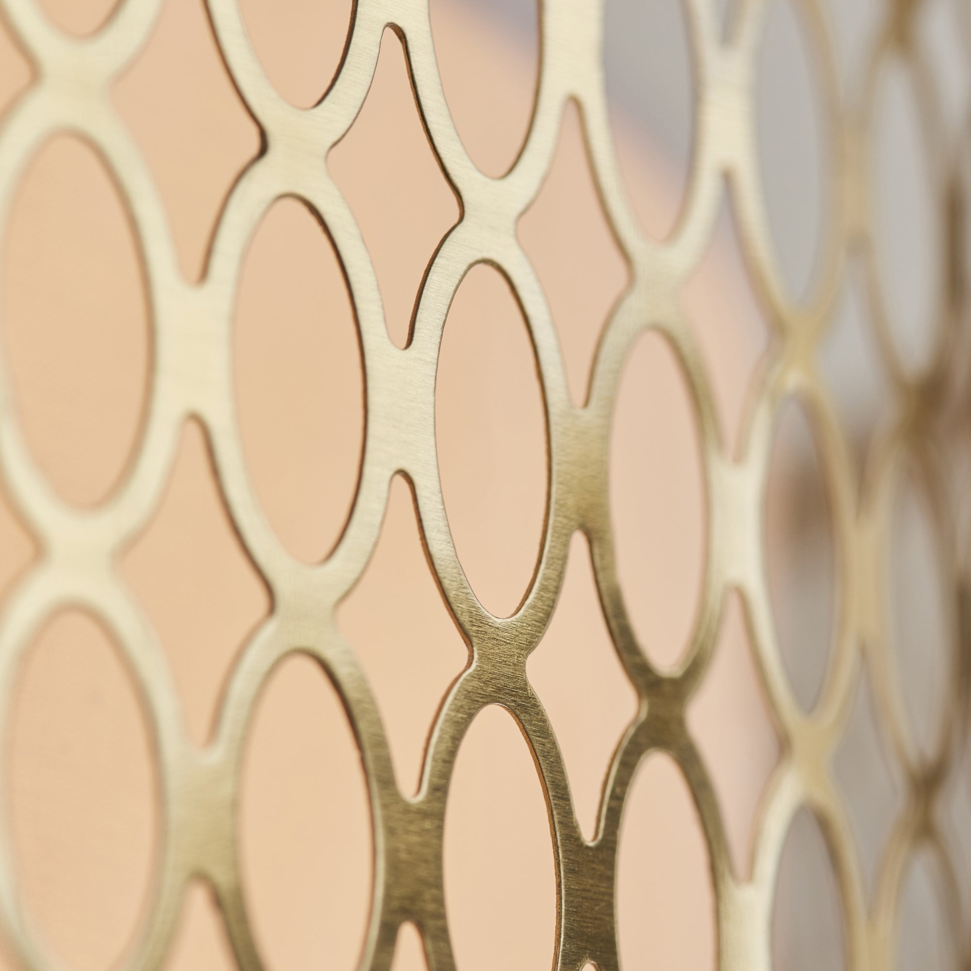 Endon Cordero 3 Light Flush Ceiling - Gold Plate