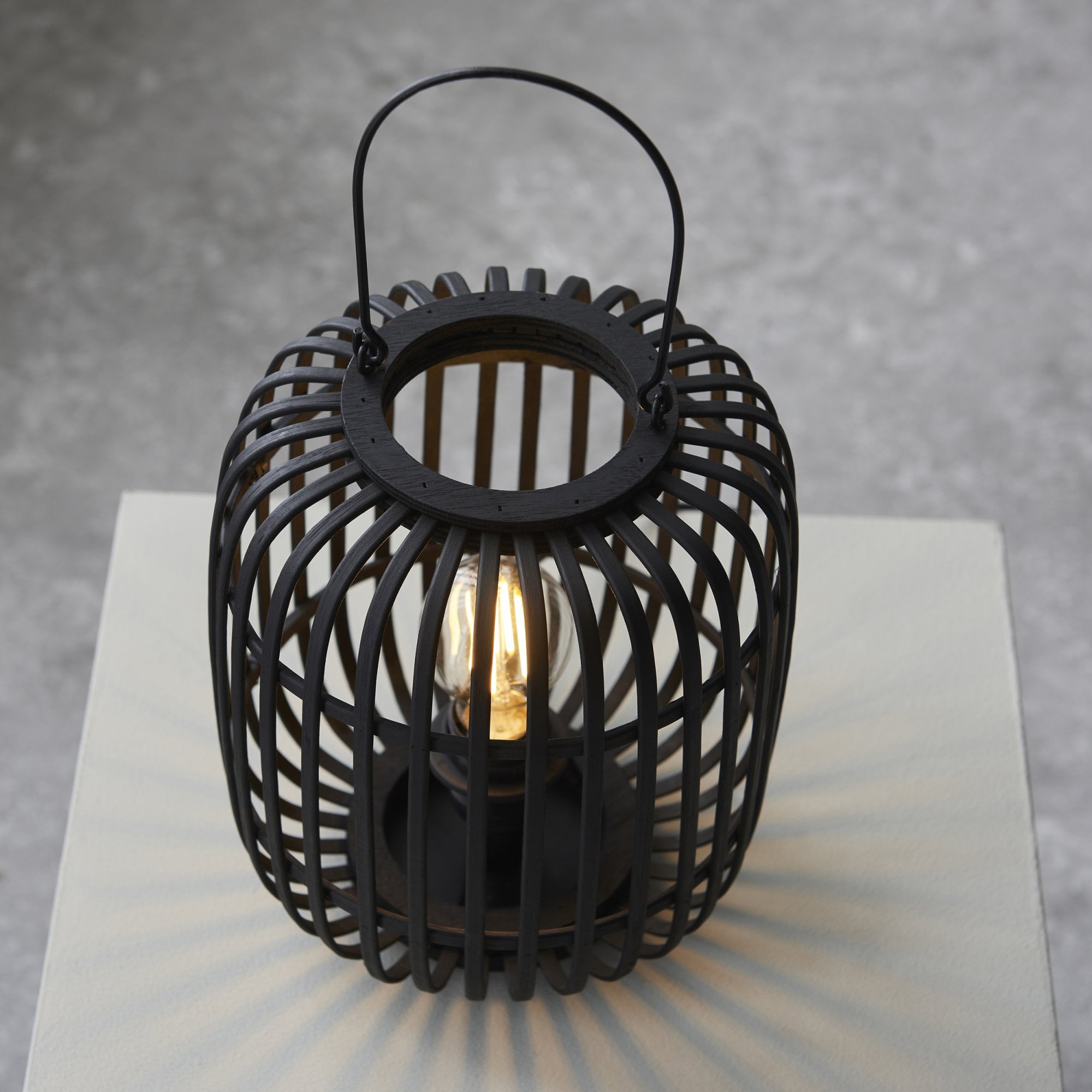 Endon Mathias Table Lamp - Dark Stained Bamboo
