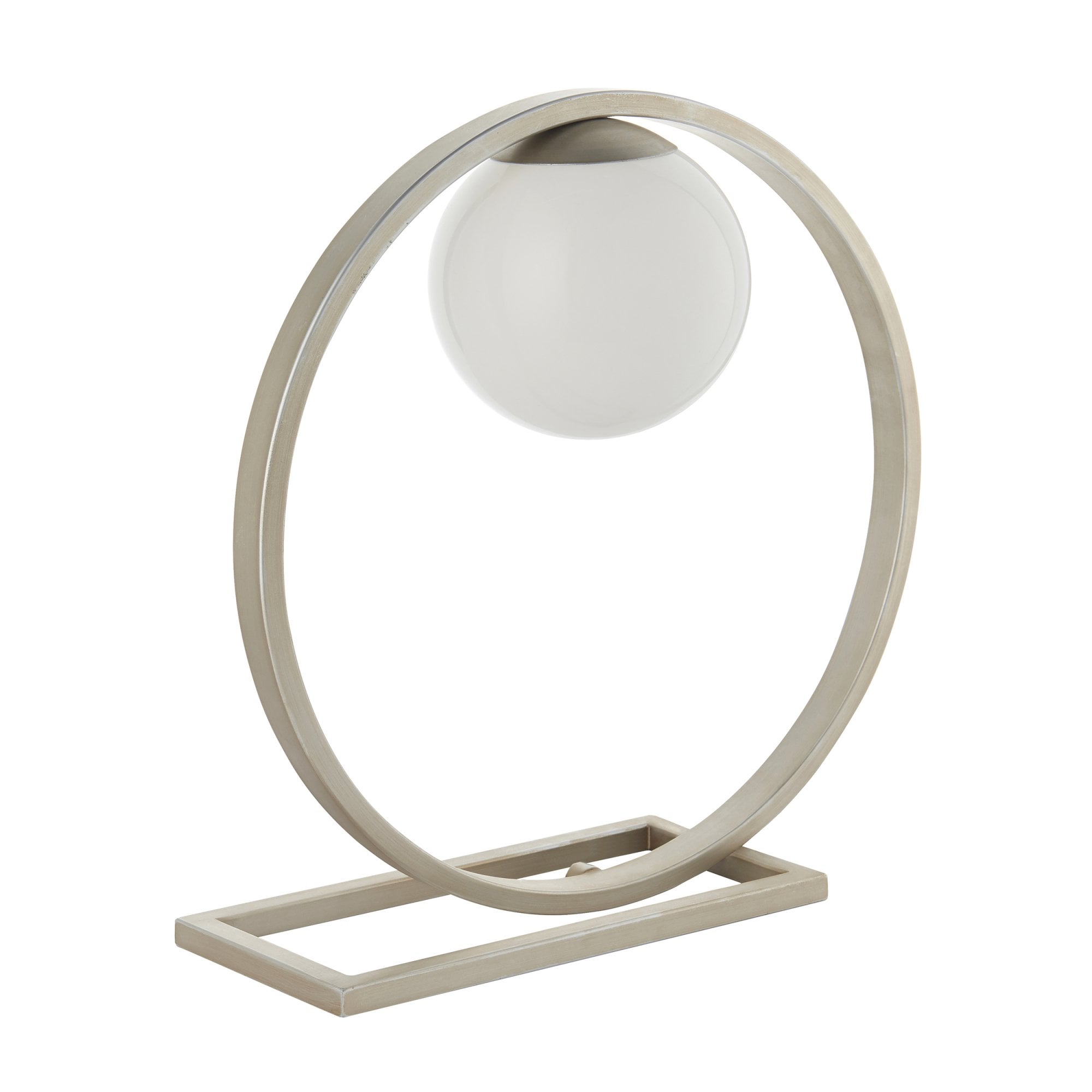 Endon Enzo Table Lamp - Brushed Silver