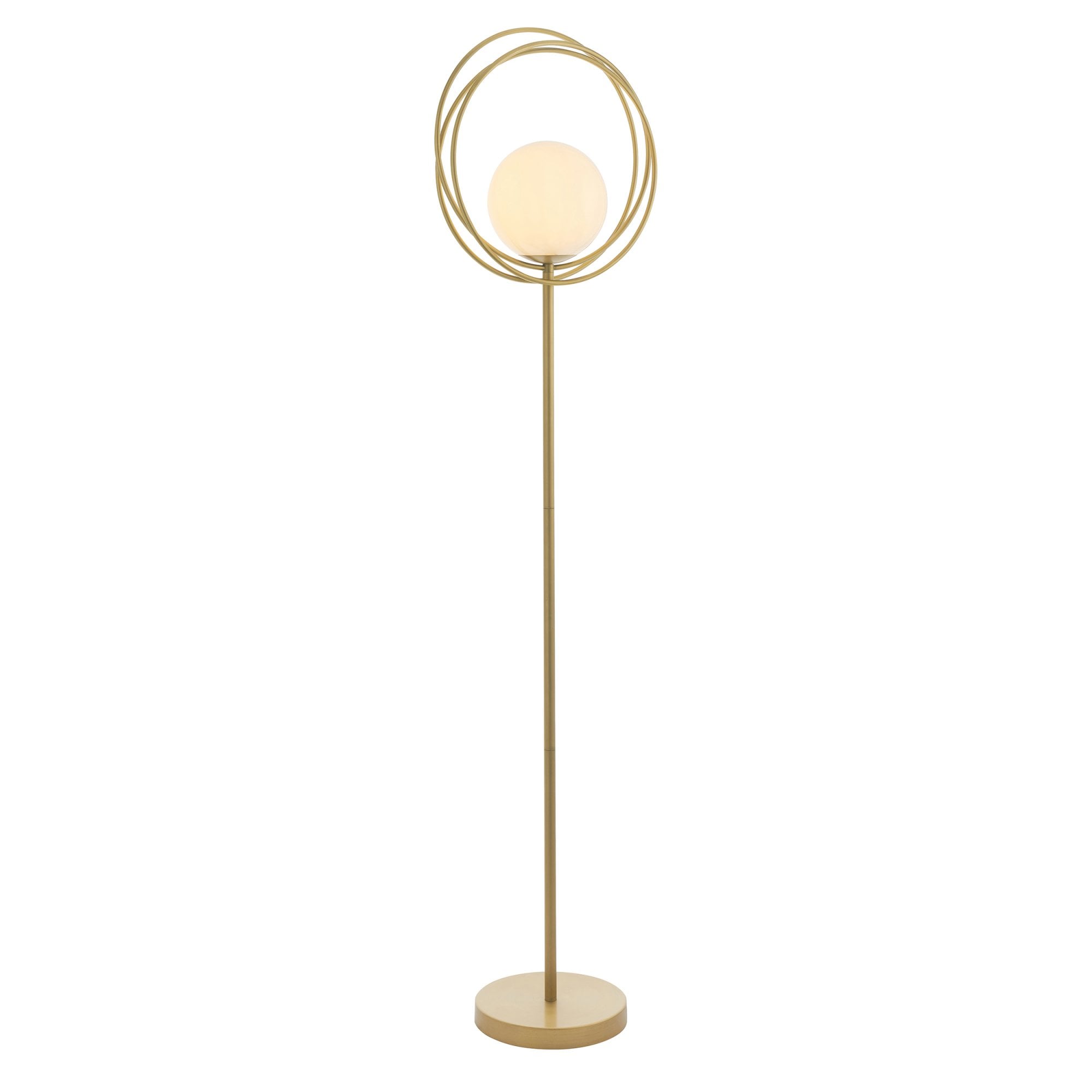 Utopia Saturn Floor Lamp - Brushed Gold