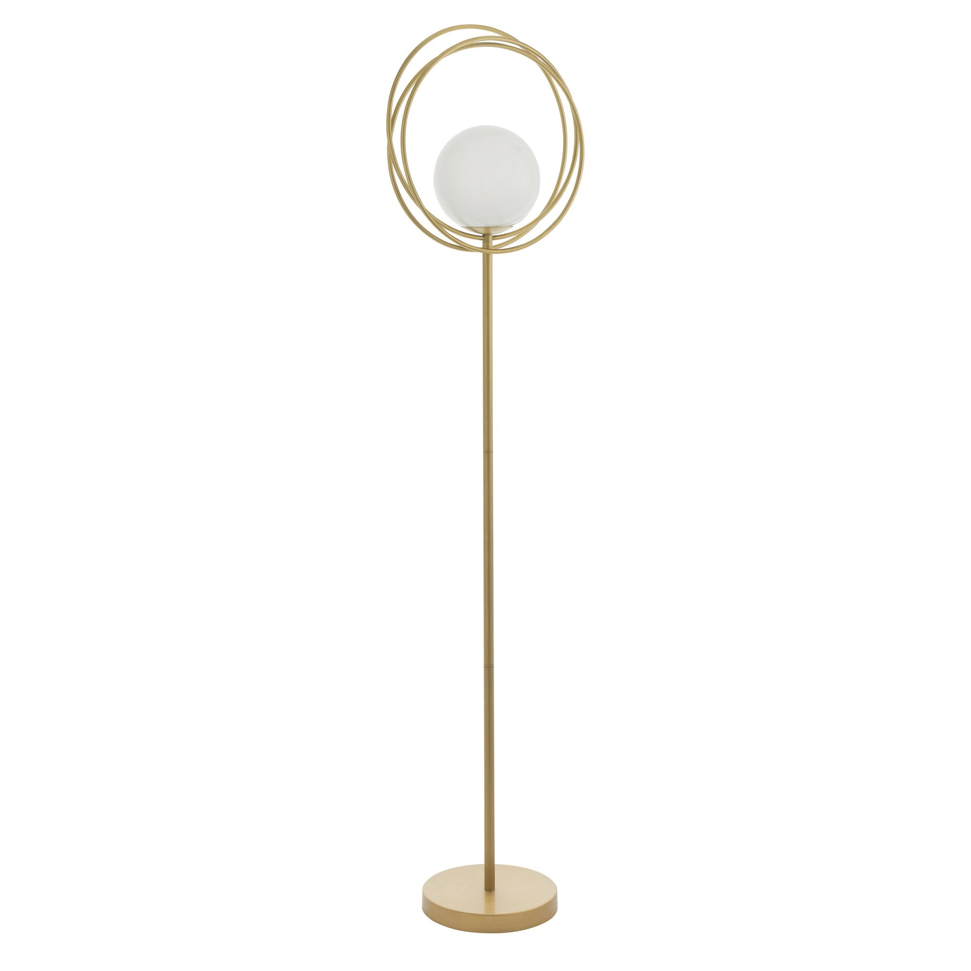 Utopia Saturn Floor Lamp - Brushed Gold