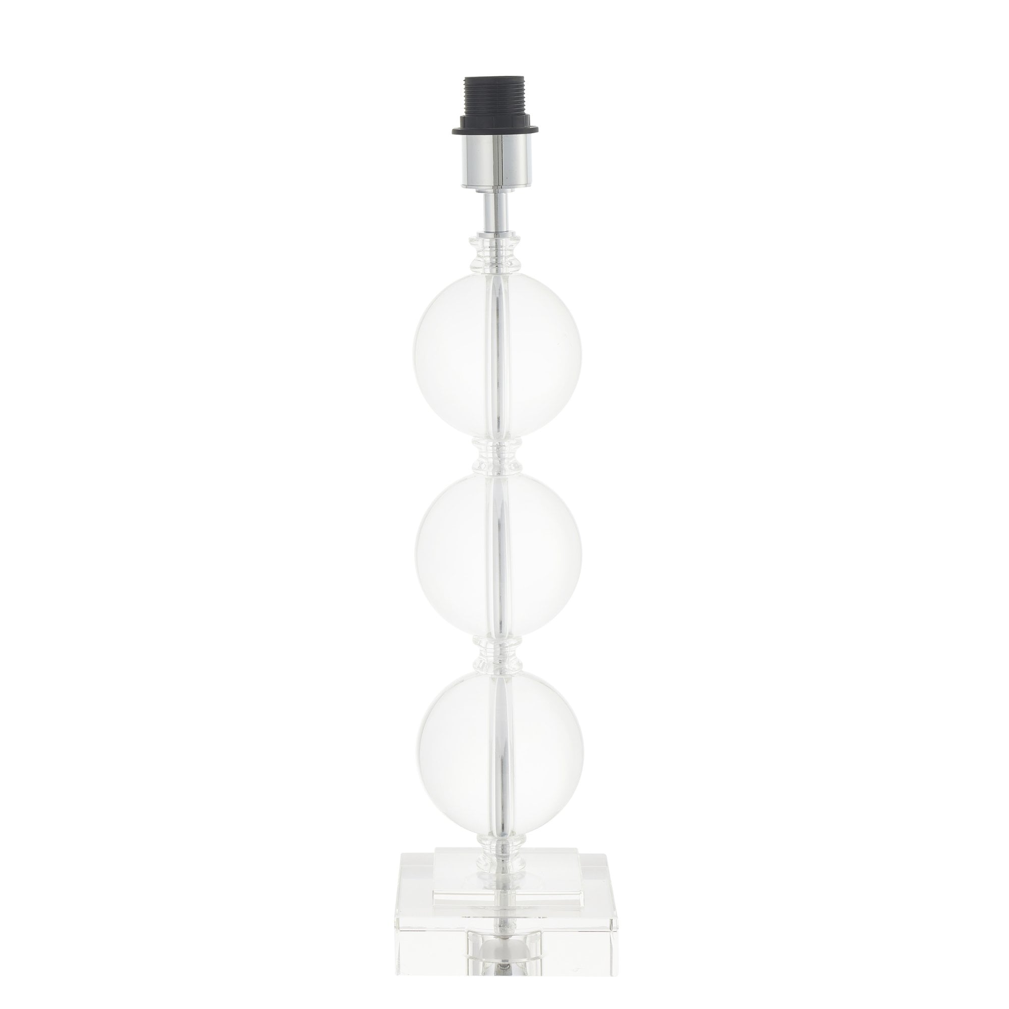 Utopia Neptune Table Lamp - Clear Crystal - Base Only - 56cm Tall