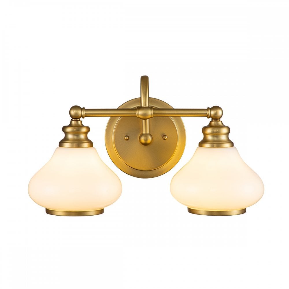 Hinkley Ainsley 2 Light Wall Light - Burnished Brass