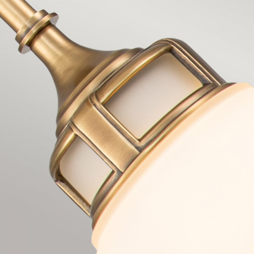 Hinkley Amelia Single Mini Pendant - Heritage Brass