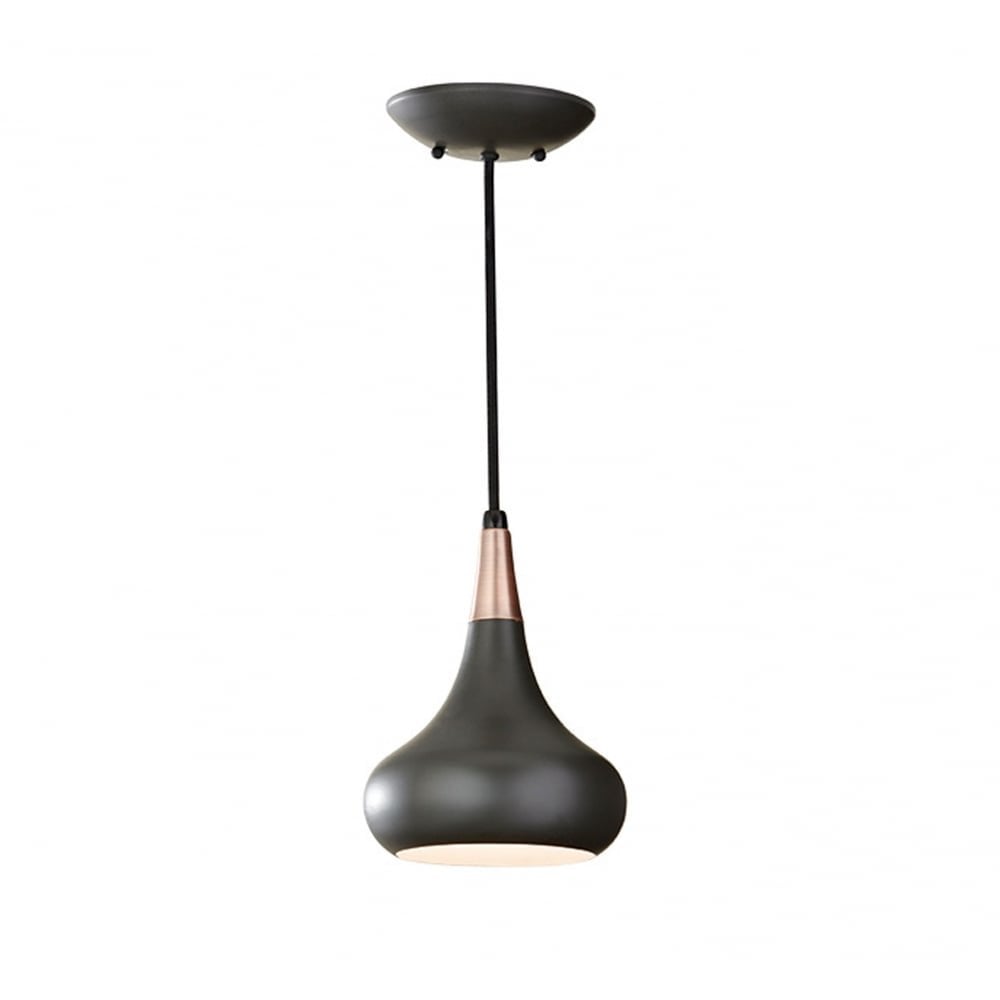 Feiss Beso Single Mini Pendant - Dark Bronze