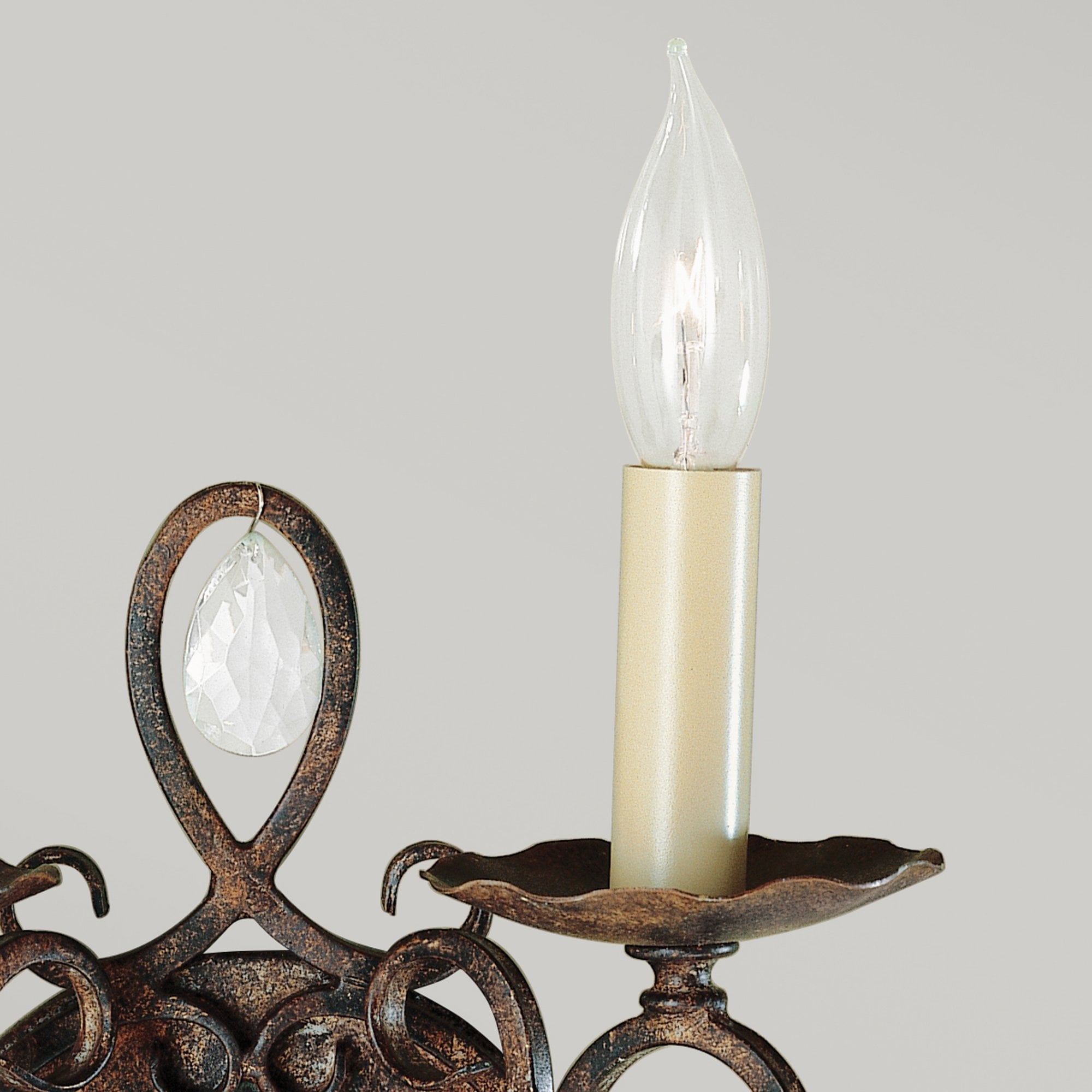 Feiss Chateau 2 Light Wall Light - Mocha Bronze