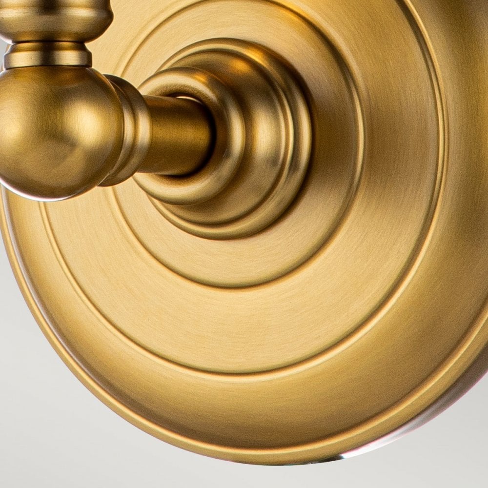 Feiss Huguenot Lake Single Wall Light - Burnished Brass