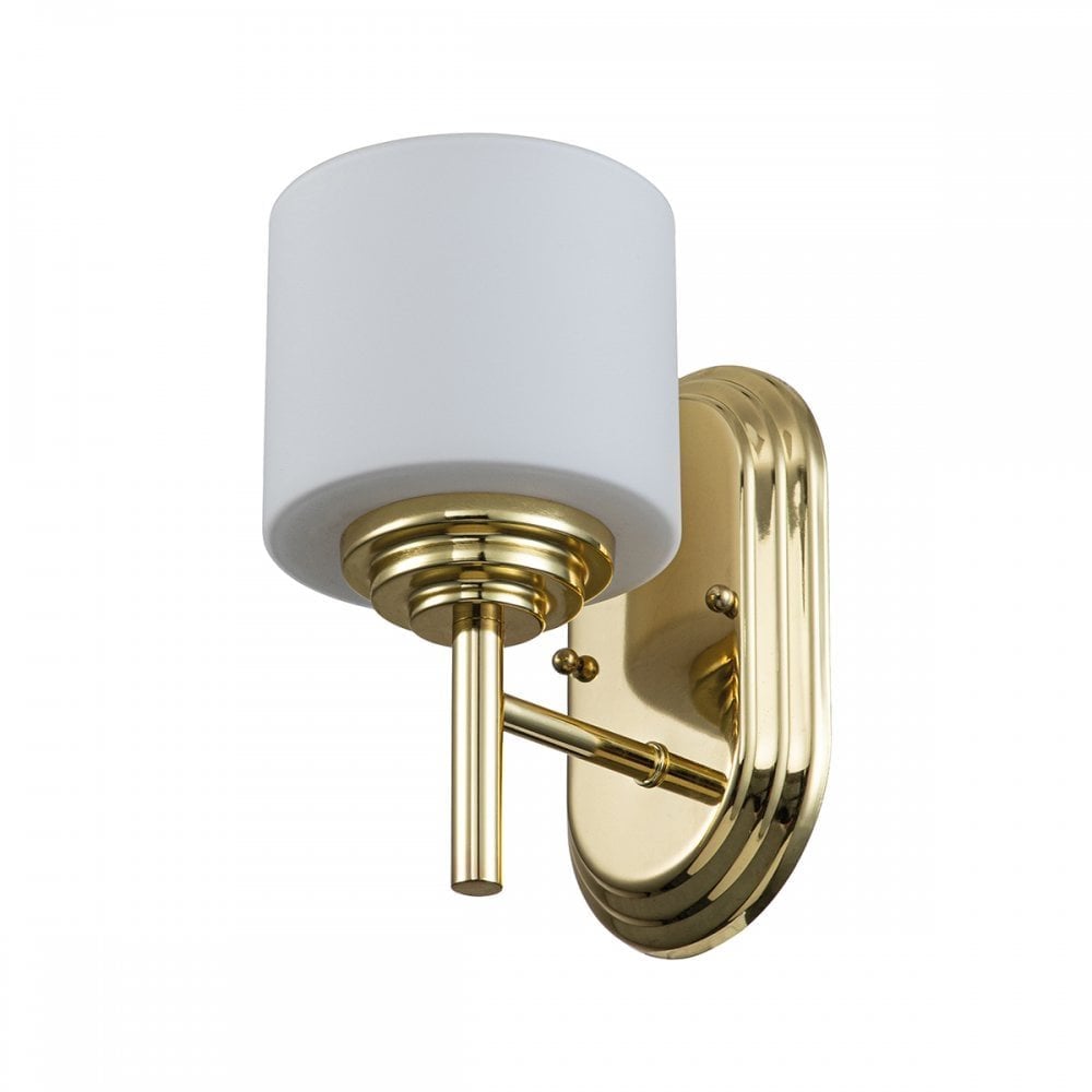 Feiss Malibu Single Wall Light - Polished Brass