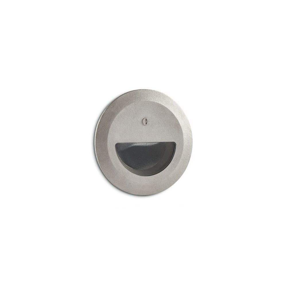 Collingwood WL339 Asymmetric Straight to Mains Cast Finish Step Light - Stainless Steel