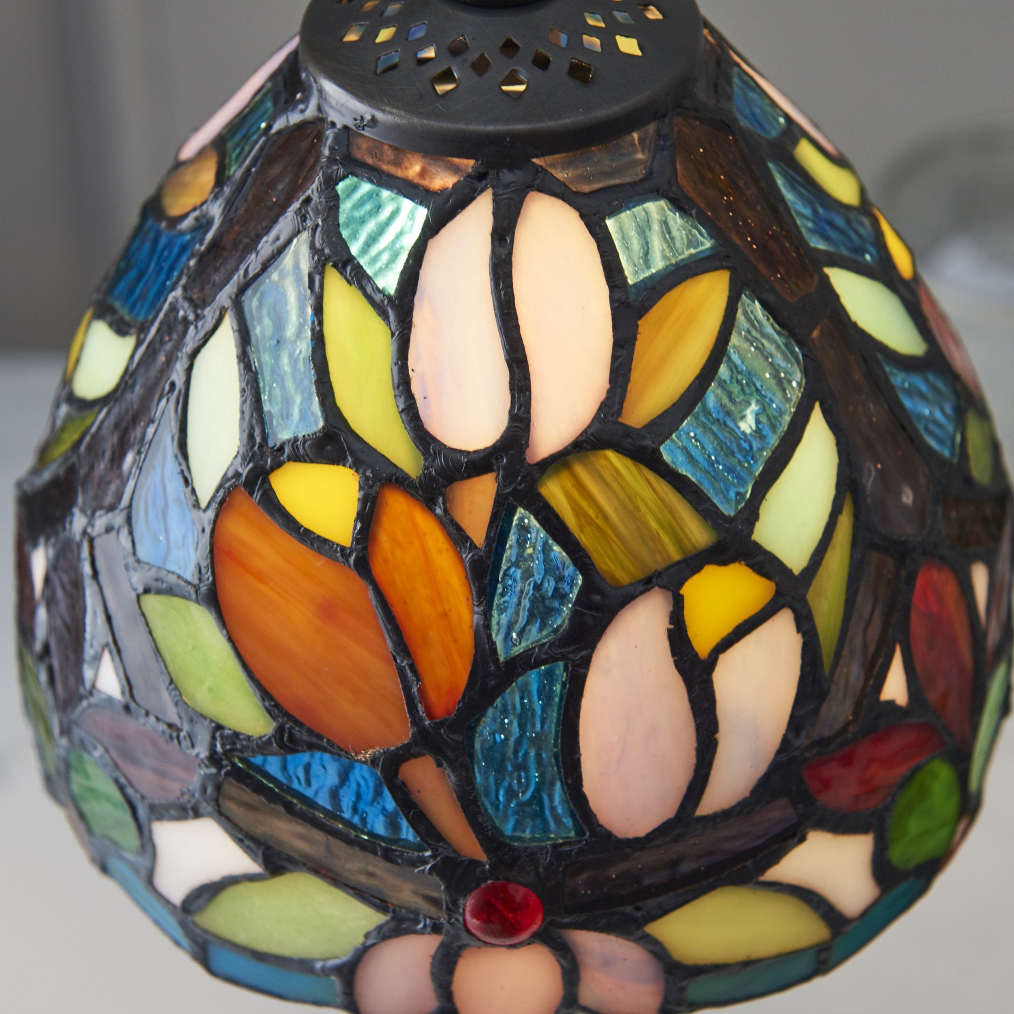 Interiors 1900 Sylvette Mini Table Lamp - Tiffany Glass