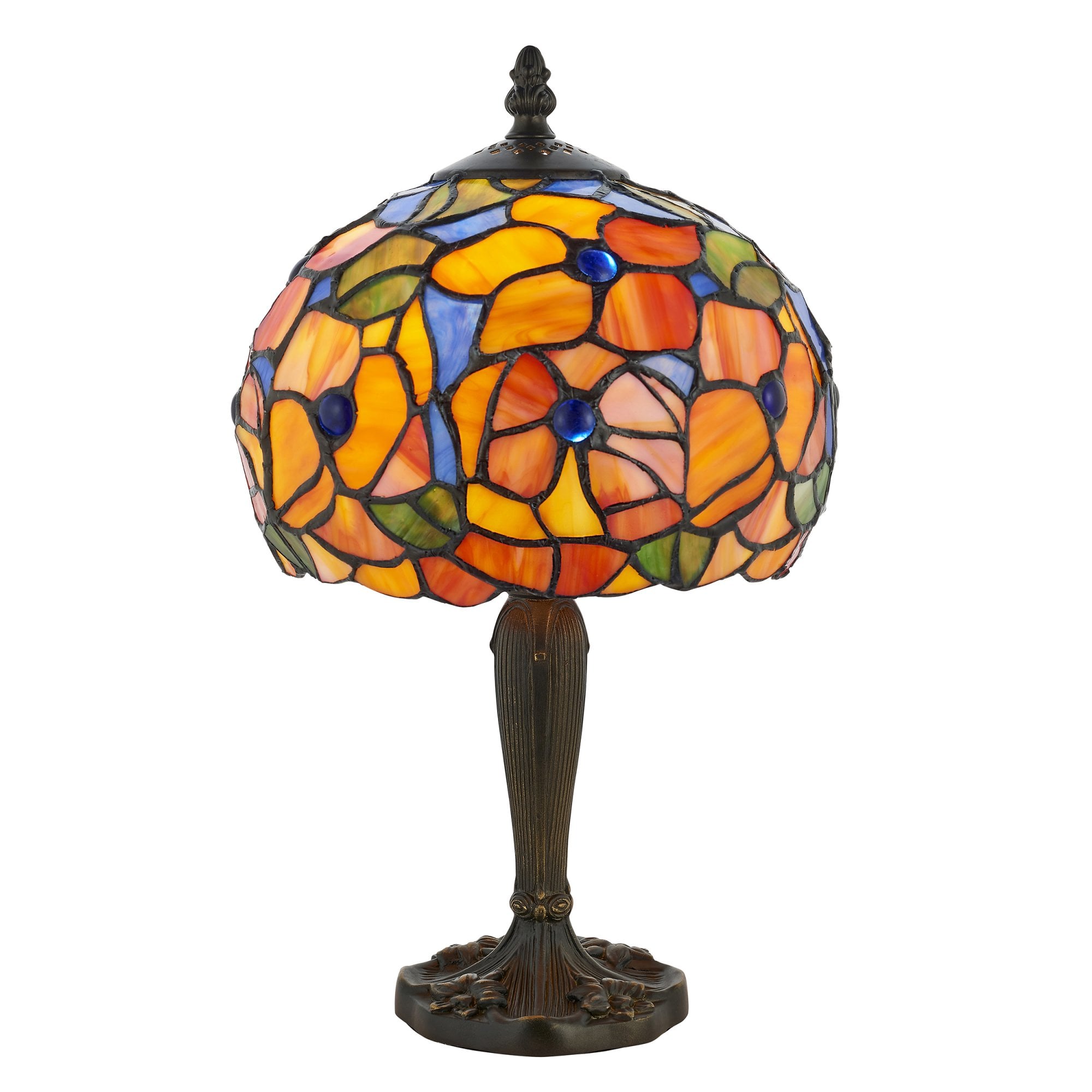 Interiors 1900 Josette Small Table Lamp - Tiffany Glass