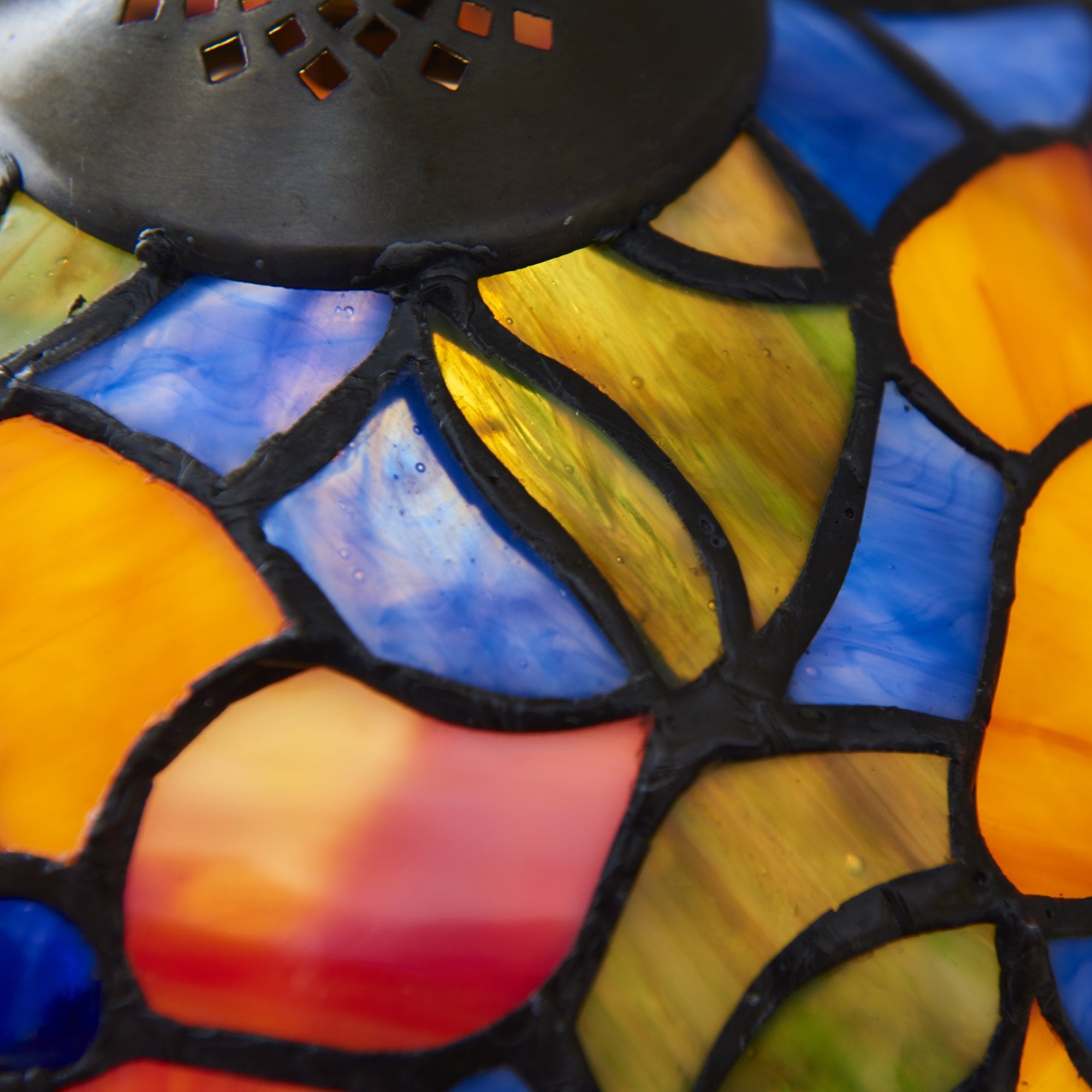 Interiors 1900 Josette Small Table Lamp - Tiffany Glass