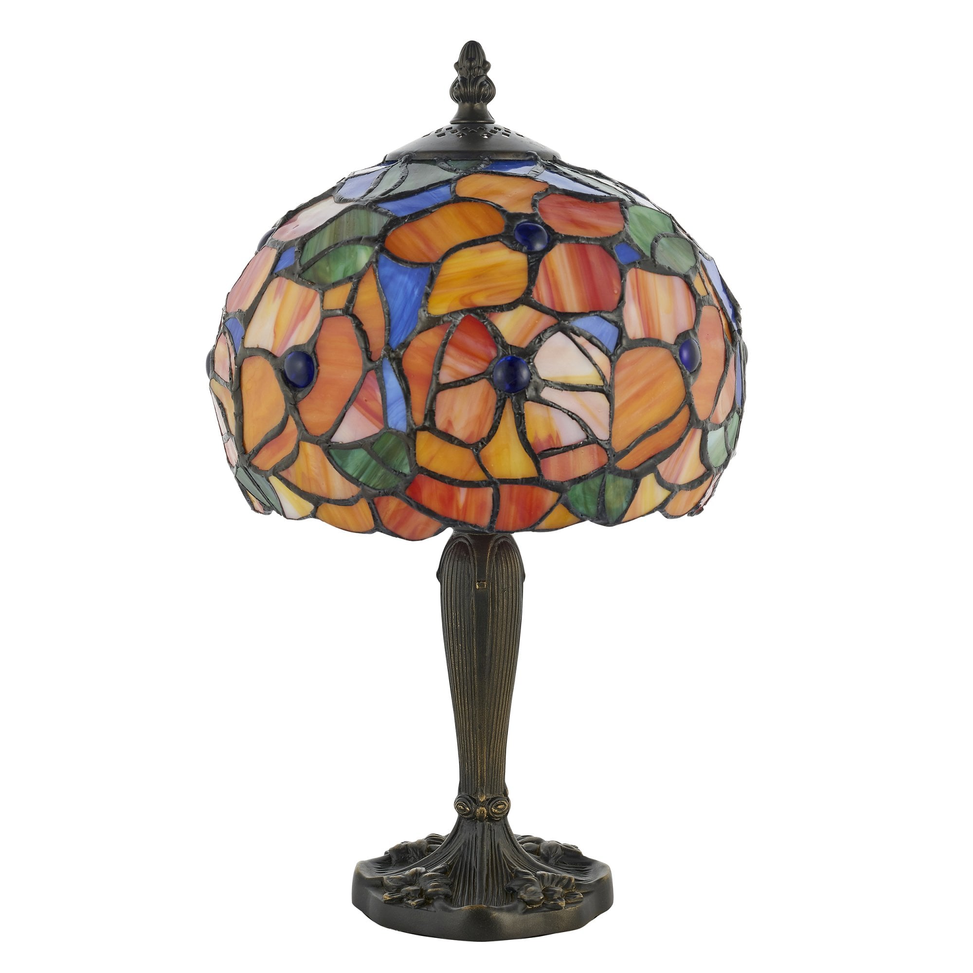 Interiors 1900 Josette Small Table Lamp - Tiffany Glass