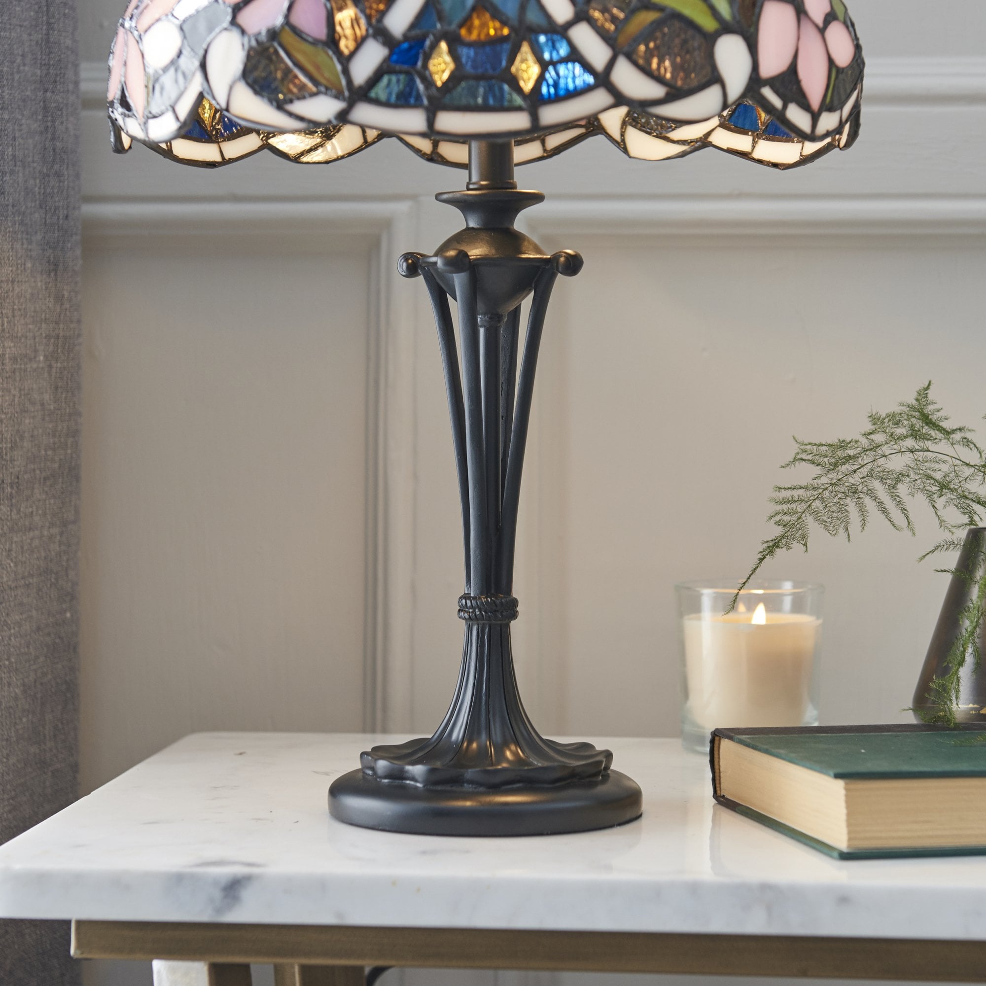 Interiors 1900 Sullivan Small Table Lamp - Tiffany Glass