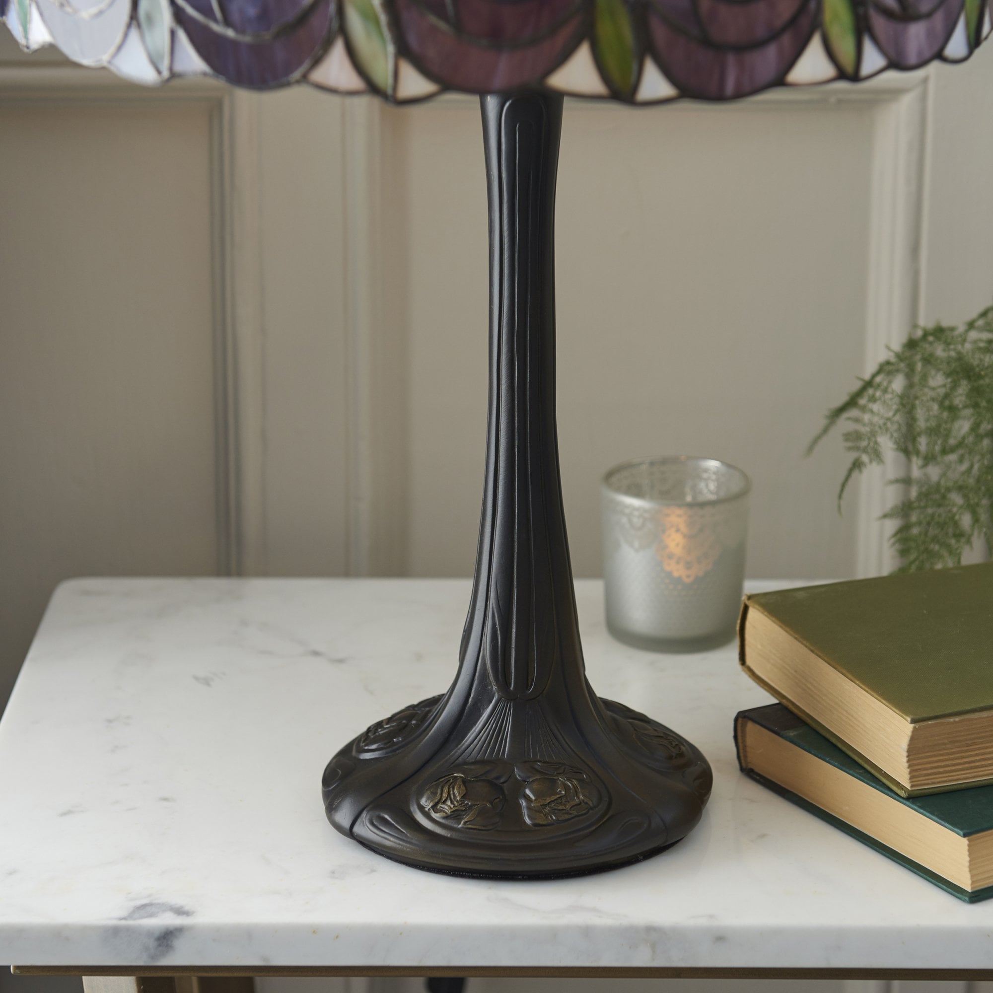 Interiors 1900 Hutchinson Medium Table Lamp - Tiffany Glass