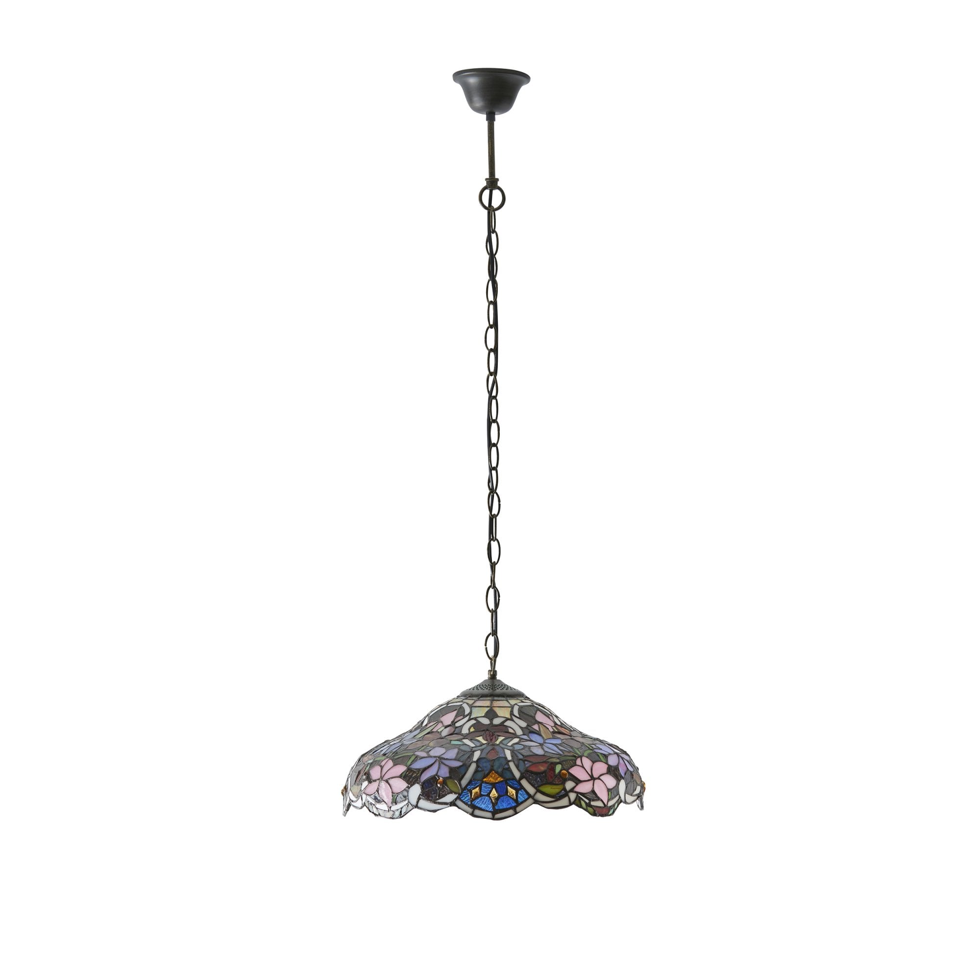 Interiors 1900 Sullivan Medium Single Pendant - Tiffany Glass