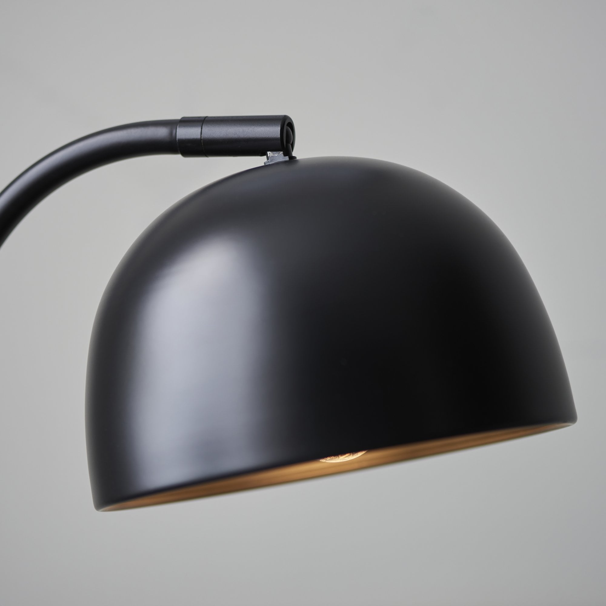 Endon Brodey Single Table Lamp - Matt Black