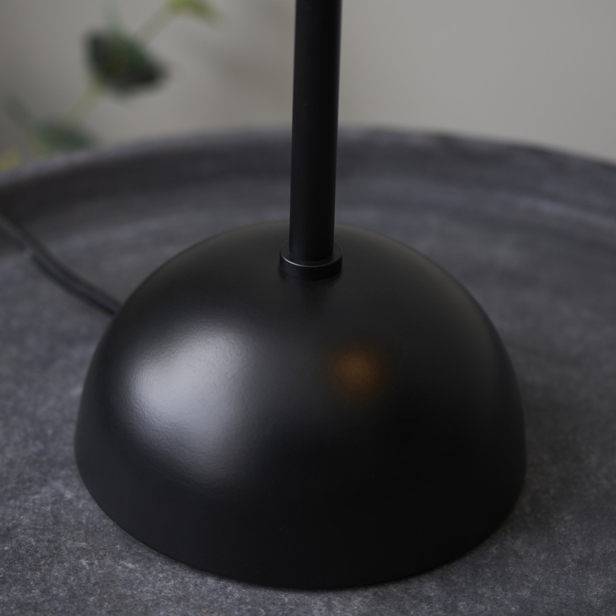 Endon Brodey Single Table Lamp - Matt Black