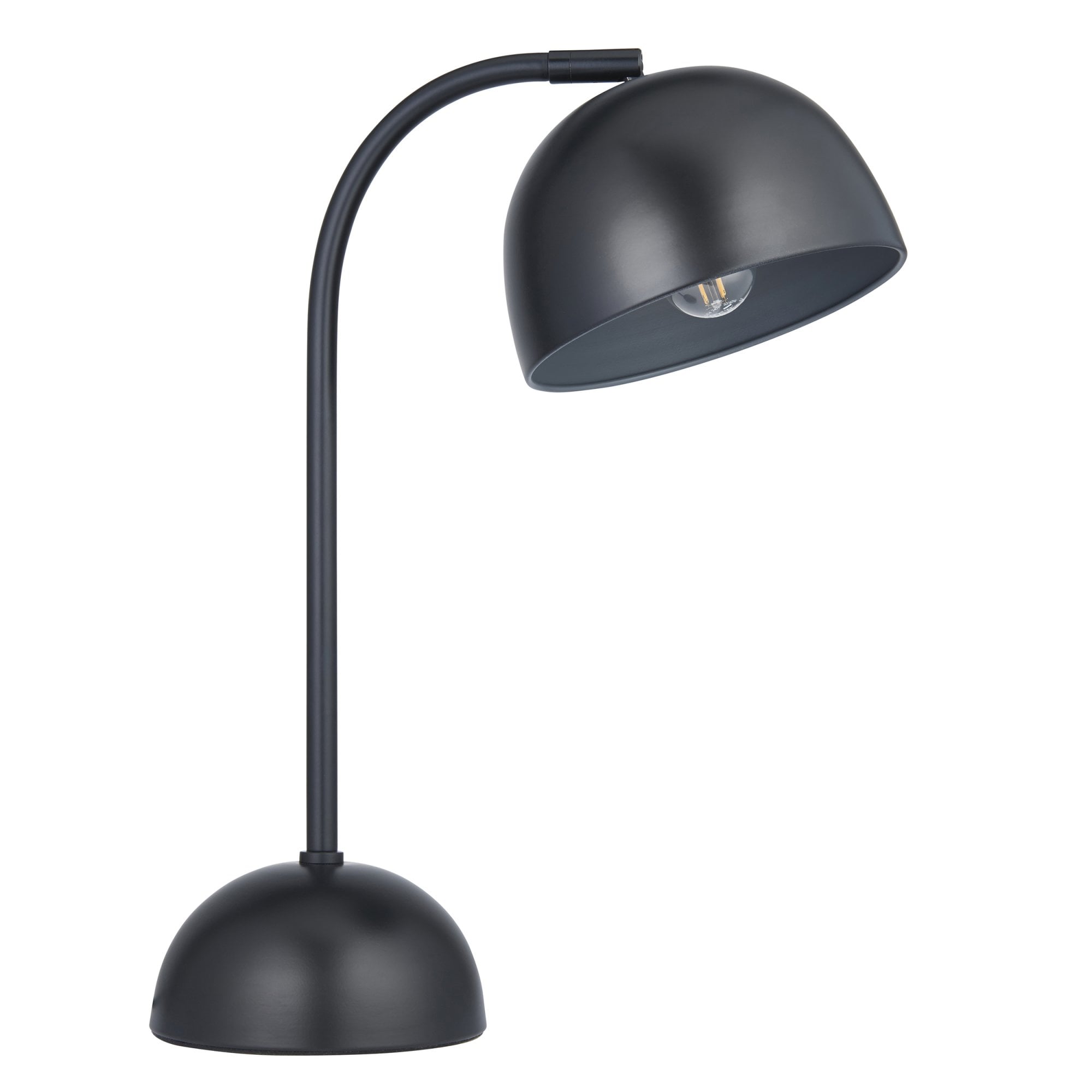 Endon Brodey Single Table Lamp - Matt Black
