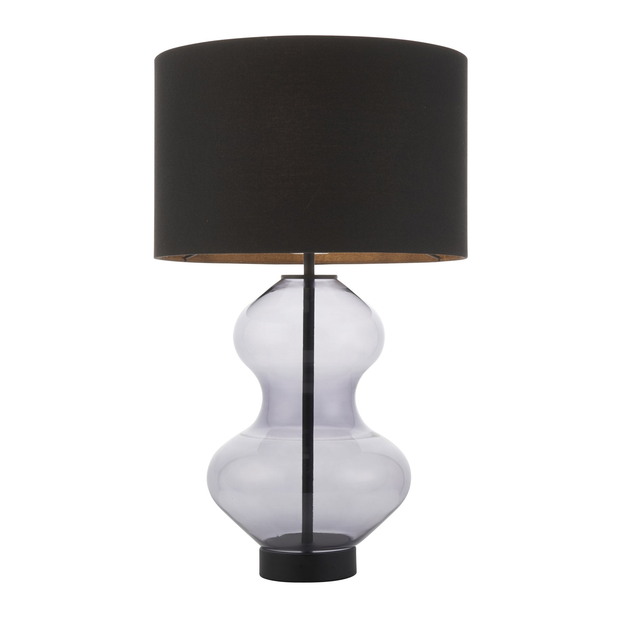 Endon Kelda Shaped Touch Table Lamp - Matt Black