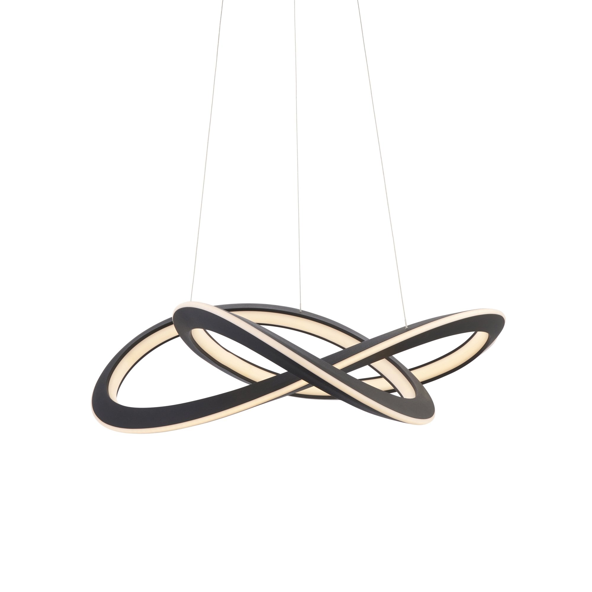 Endon Espina LED Ceiling Pendant - Textured Black