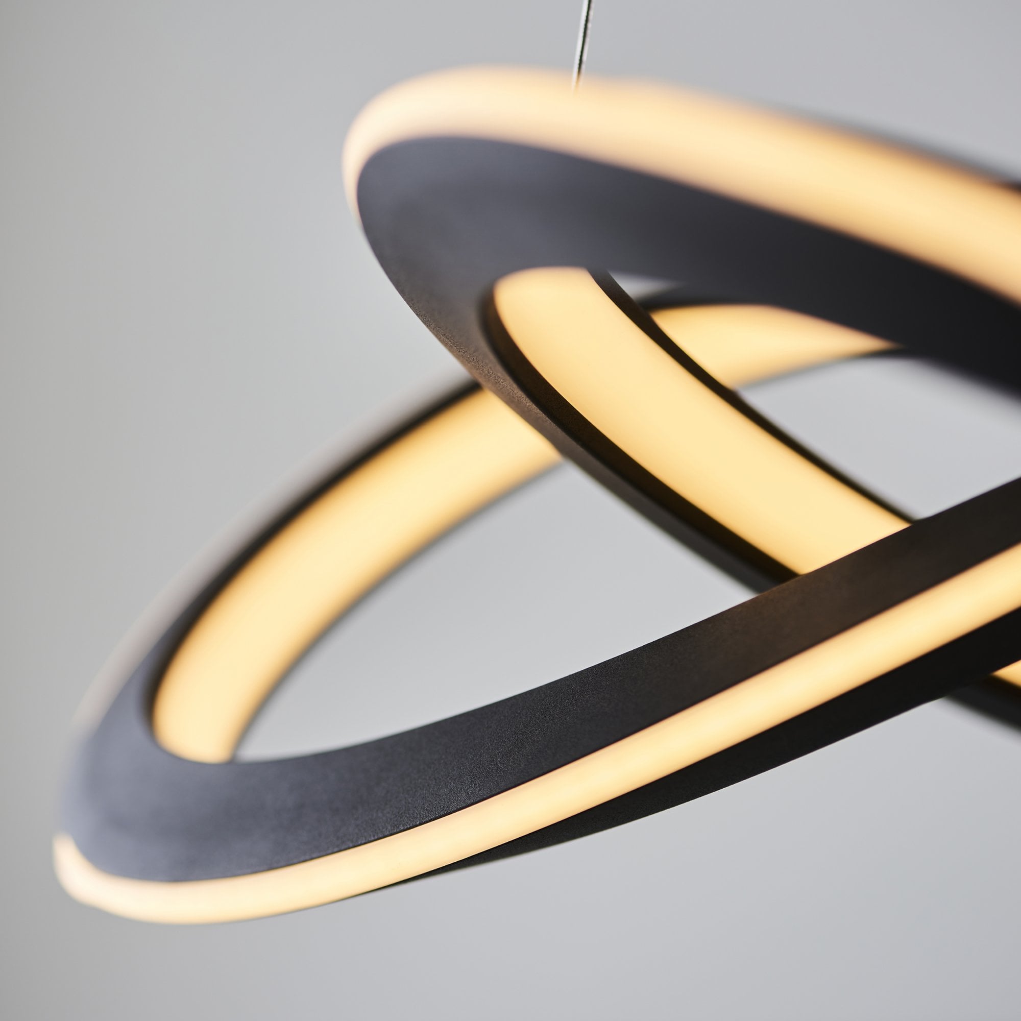 Endon Espina LED Ceiling Pendant - Textured Black