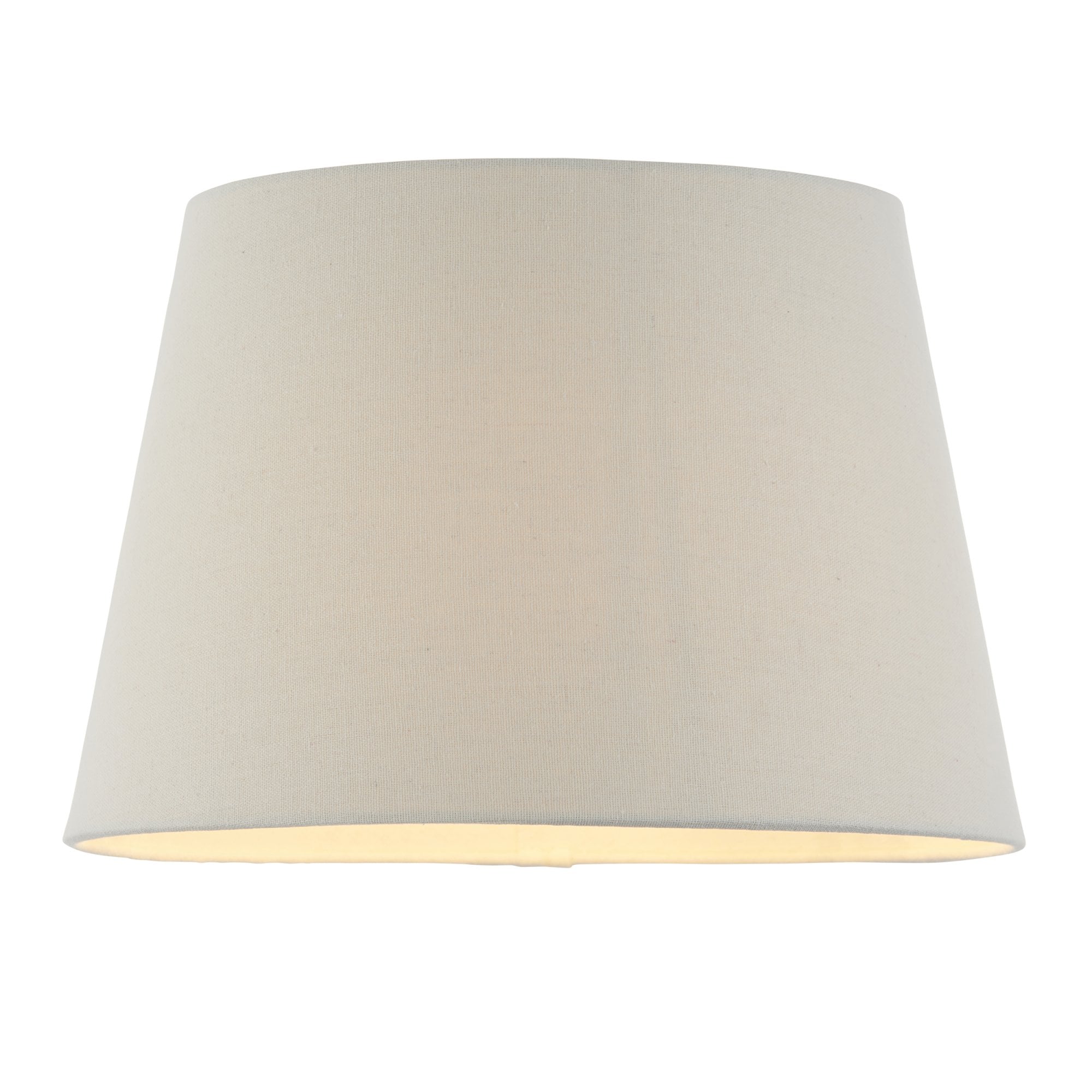 Interiors 1900 Cici 12" Tapered Cylinder Shade - Ivory - Shade Only