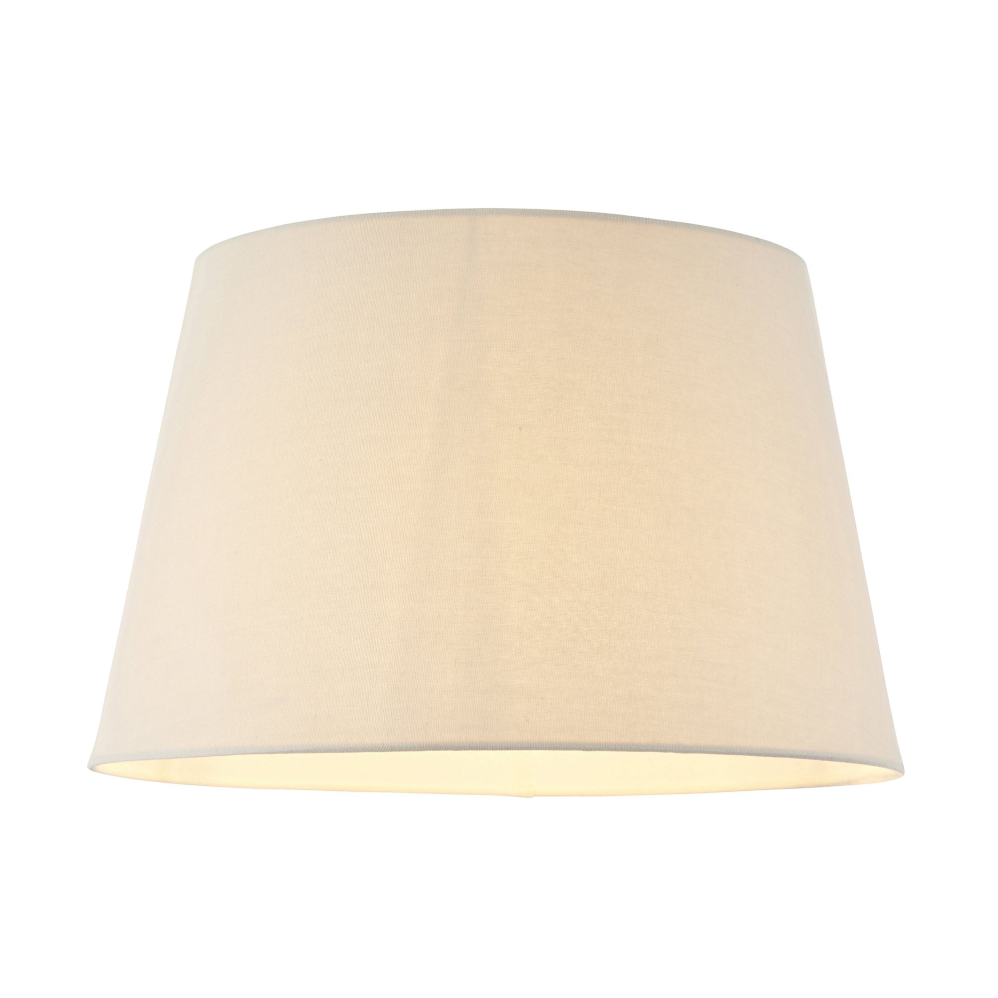 Interiors 1900 Cici 18" Tapered Cylinder Shade - Ivory - Shade Only