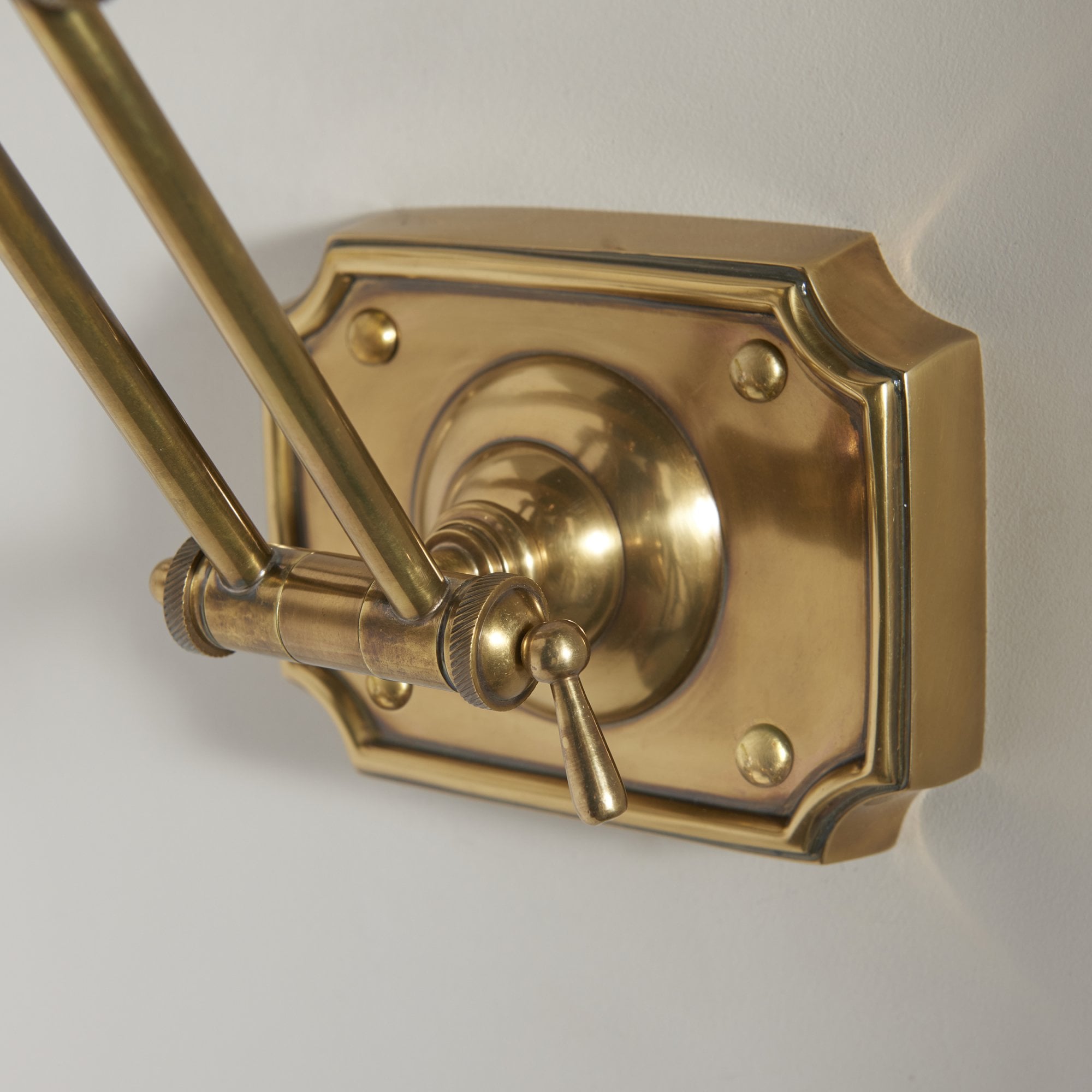 Interiors 1900 Winchester 20" 2 Light Wall Light - Solid Mellow Brass