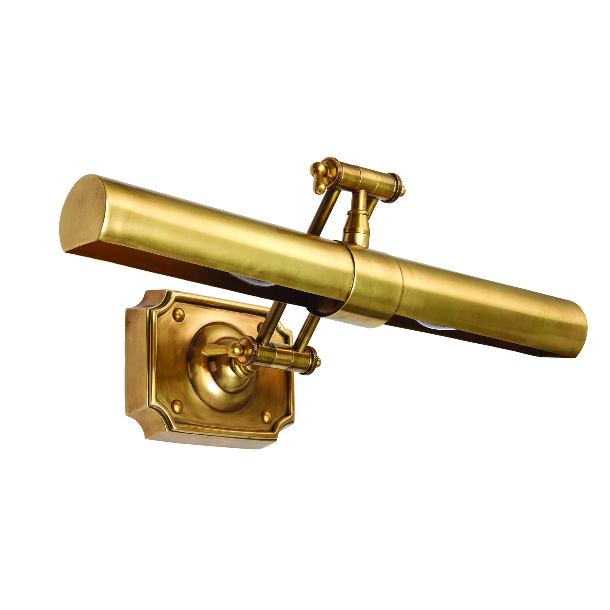 Interiors 1900 Winchester 20" 2 Light Wall Light - Solid Mellow Brass