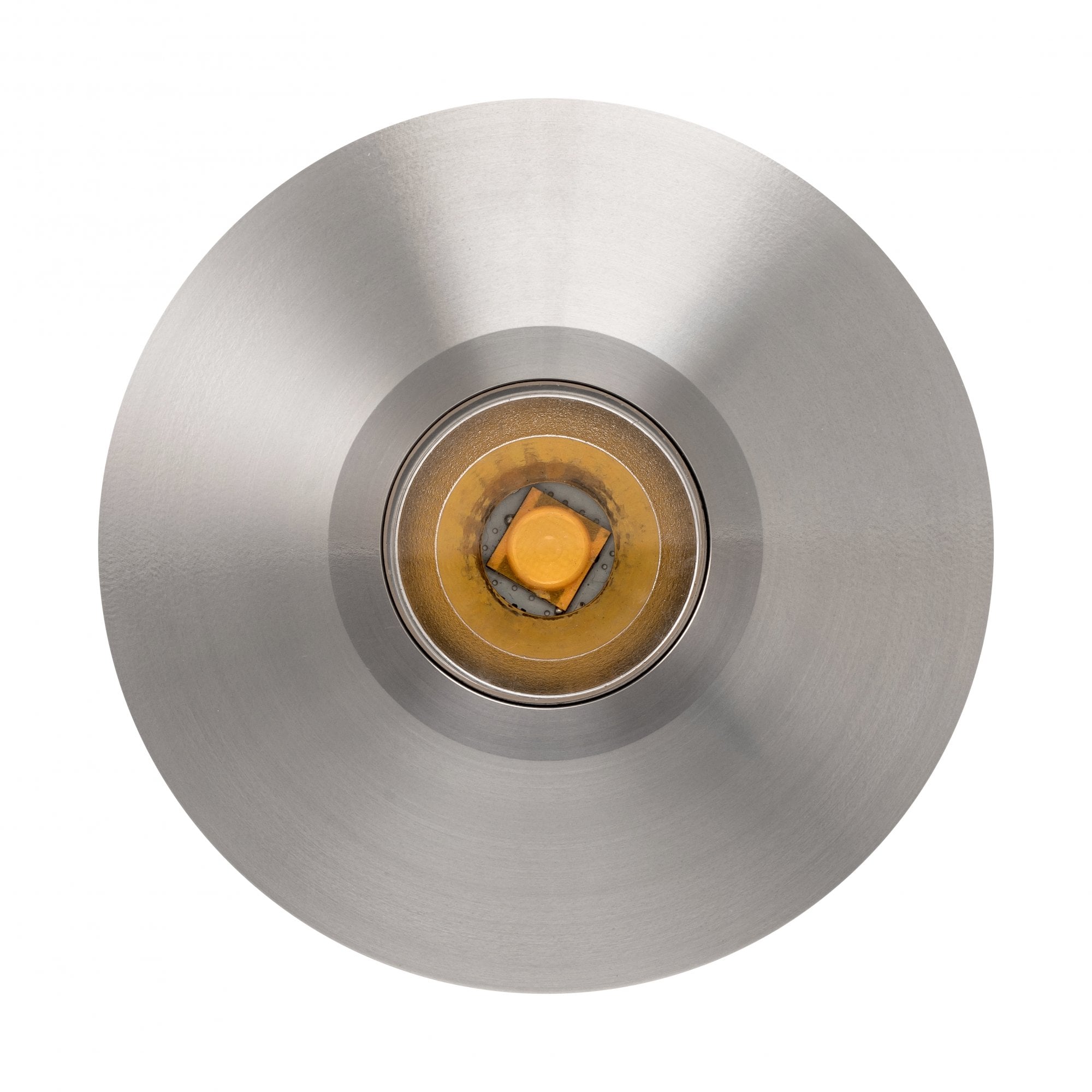 LuxR M4 Large Round Recessed - Stainless Steel - Low Voltage