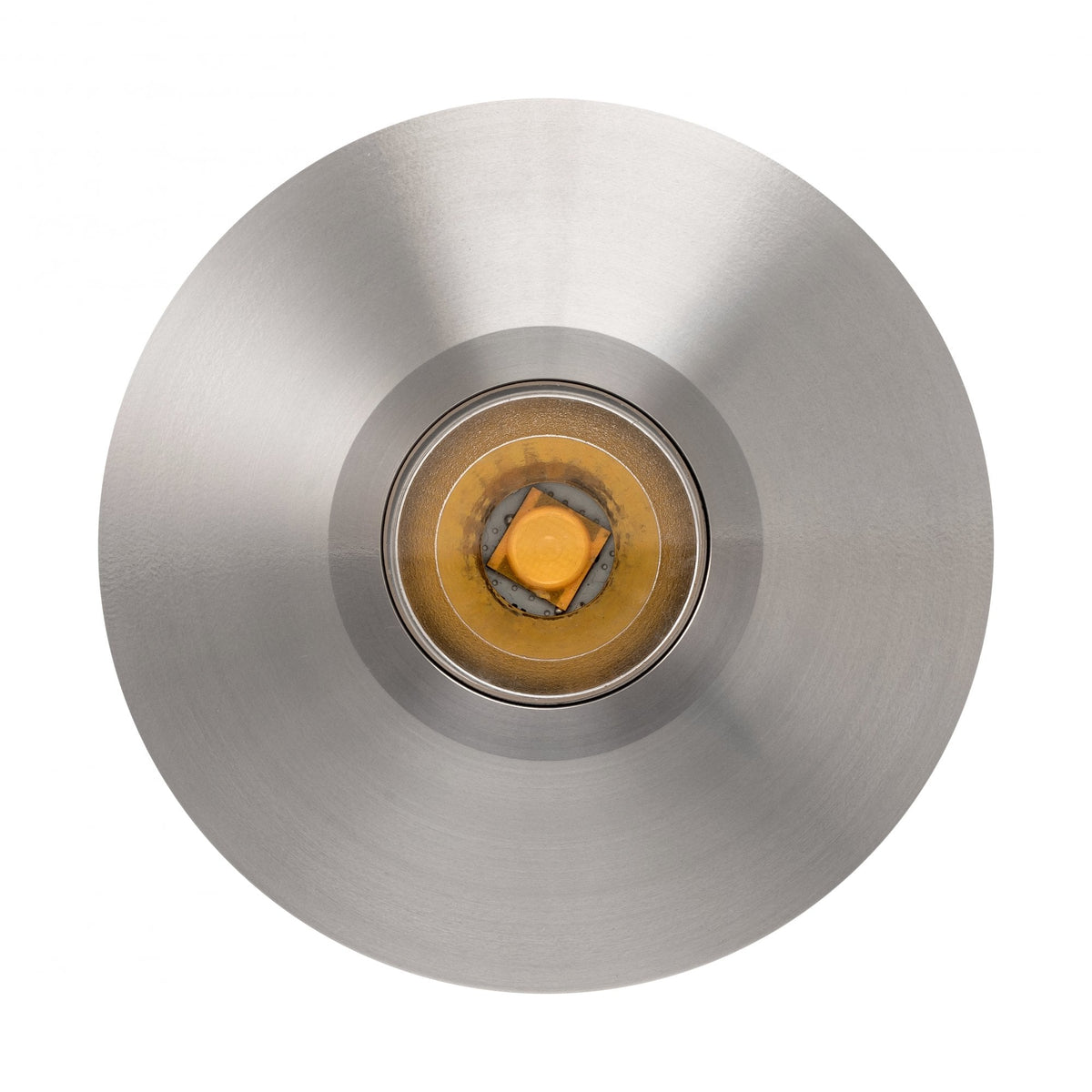 LuxR Modux 4 Large Round Recessed - Stainless Steel - Low Voltage
