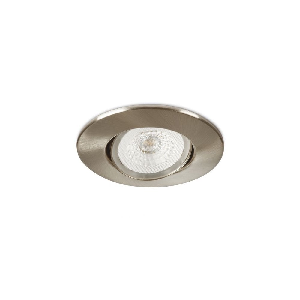 Collingwood H4 Lite Adjustable Downlight - Brushed Steel (includes bezel)