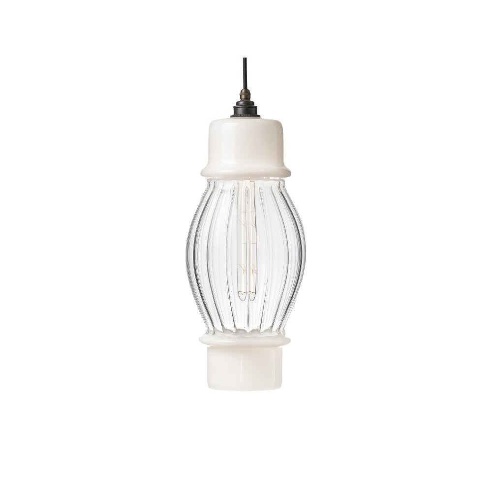 Leverint Marylebone Large Pendant - Mixed Profile Glass