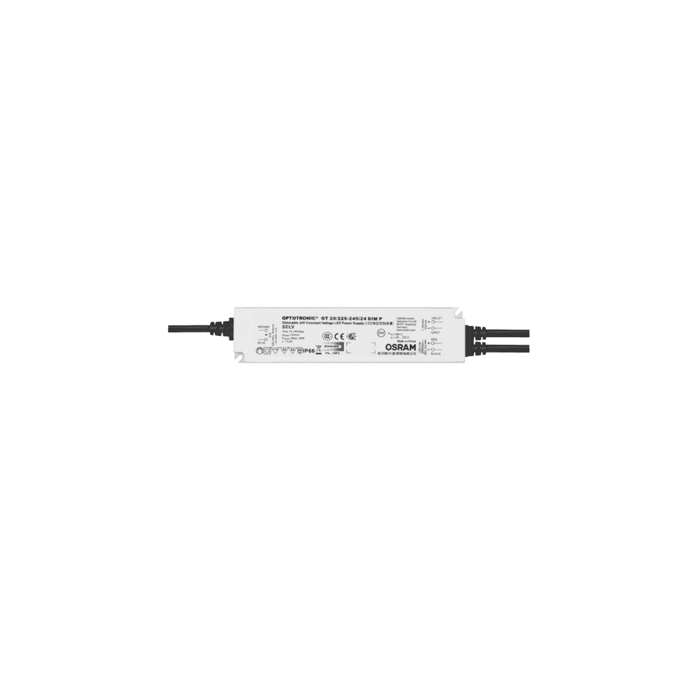 Orluna L-0-20 1-10V Dimmable Driver - 24V DC 20W