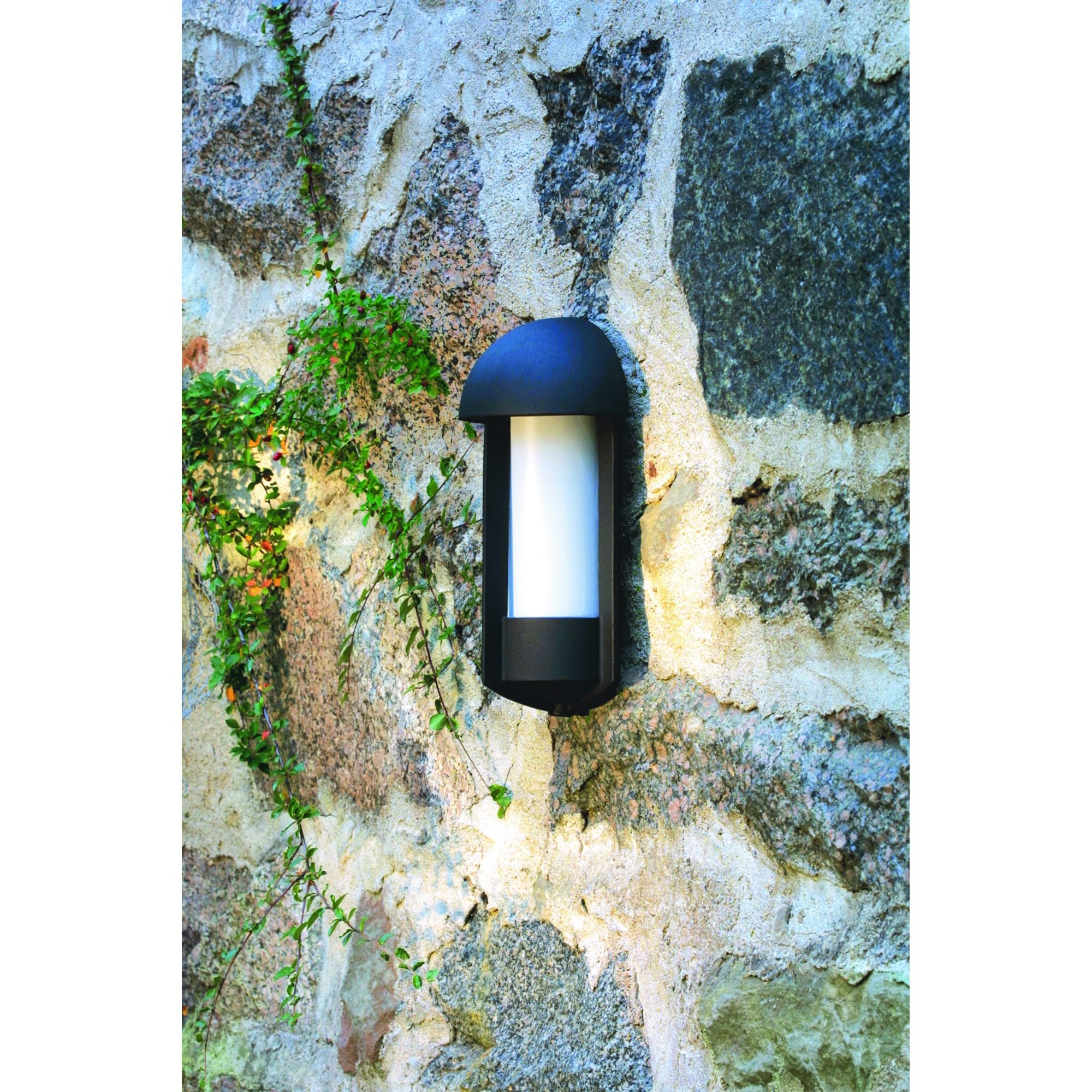 Konstsmide Tyr Wall Light - Matt Black