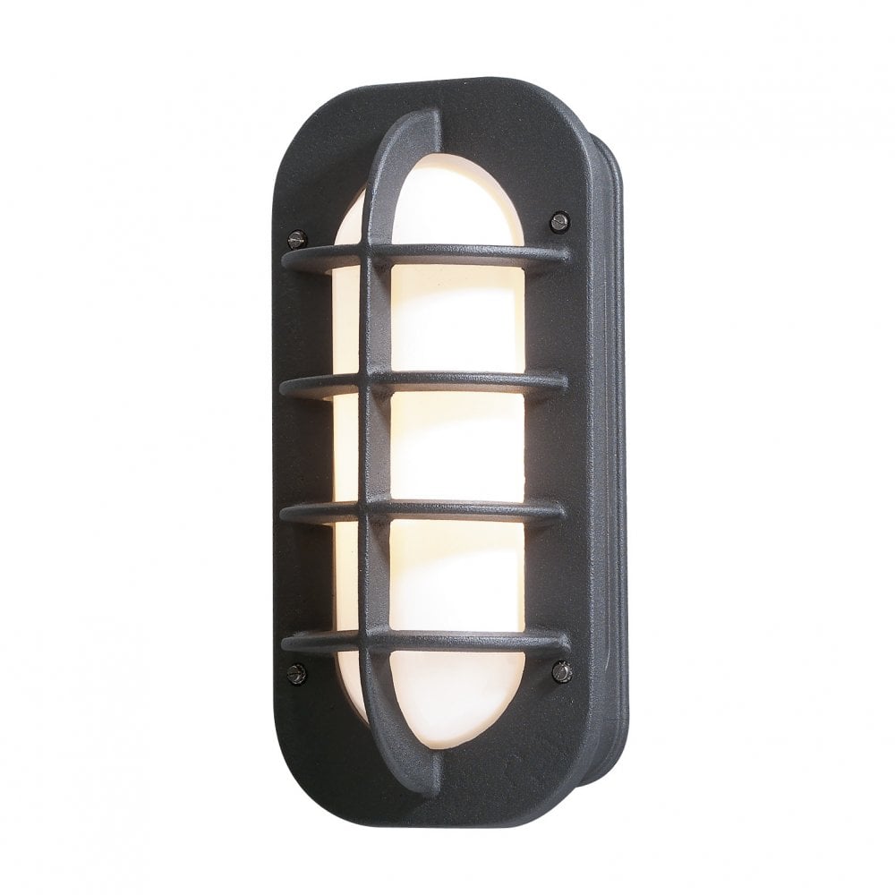 Konstsmide Loke Wall Light - Matt Black