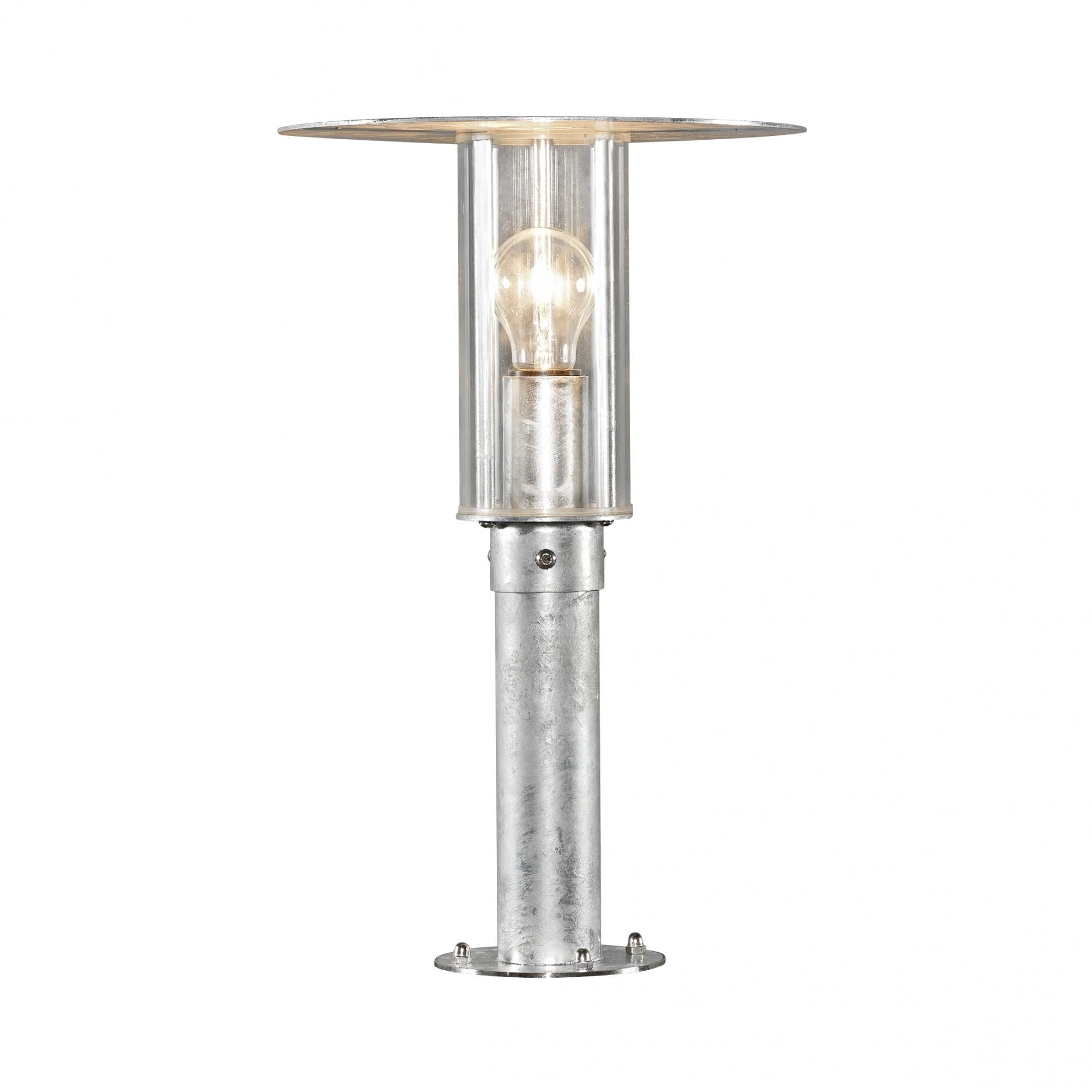 Konstsmide Mode Gate Post - Galvanised