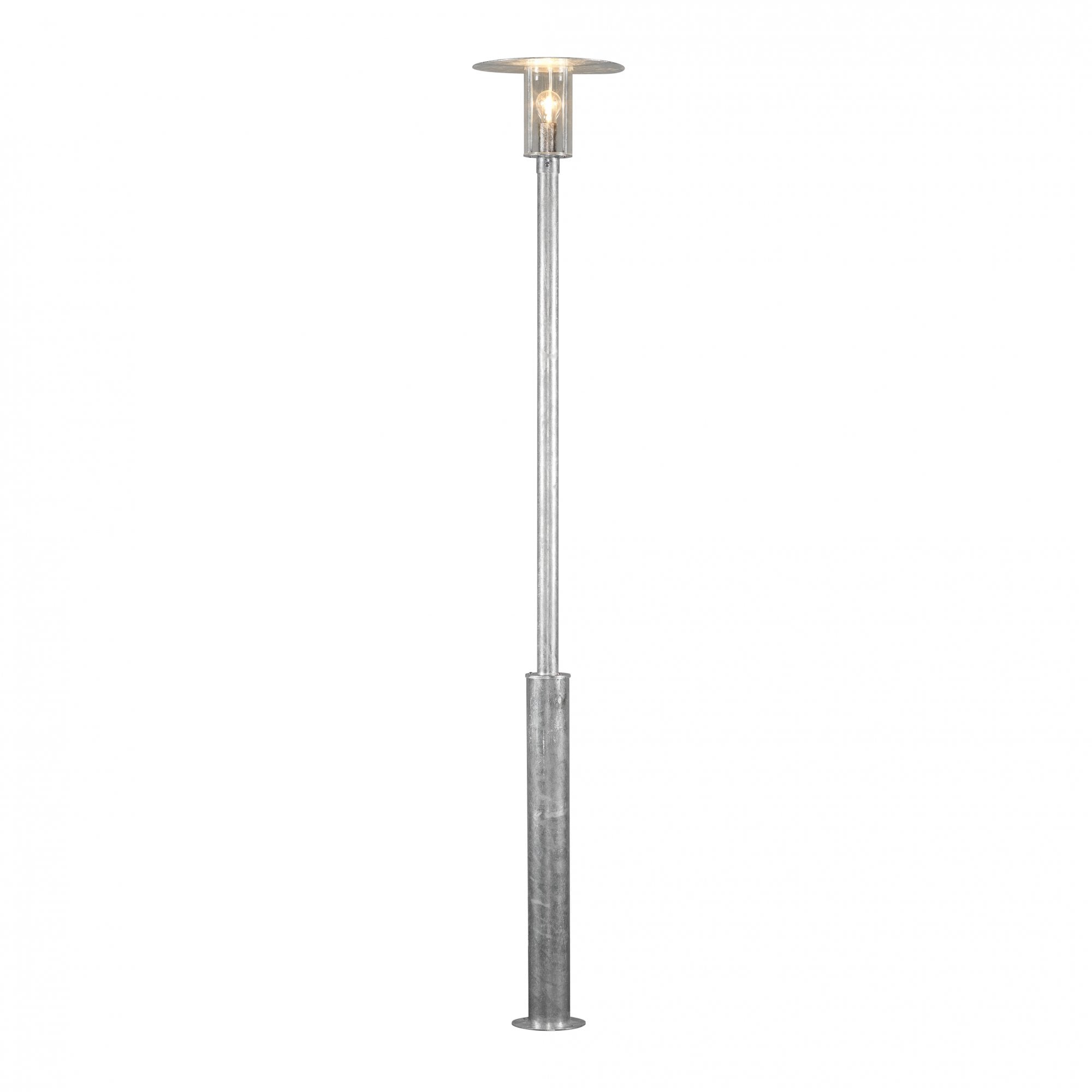Konstsmide Mode Large Pole Light - Galvanised