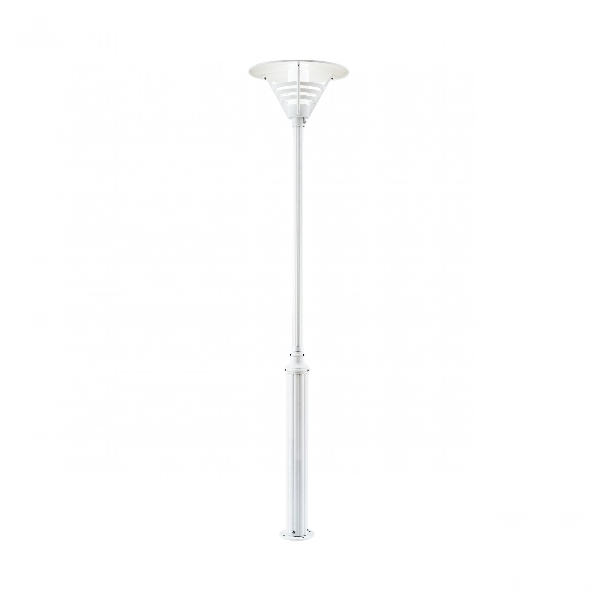 Konstsmide Gemini Lampost (With Draco Column) - Matt White